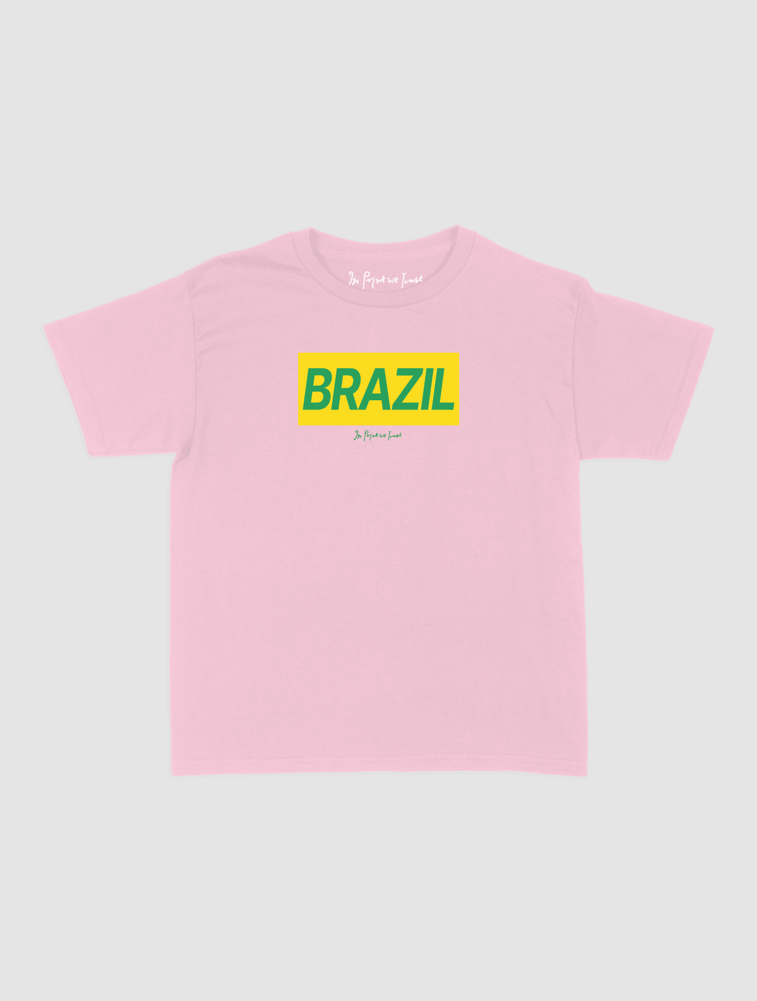 brazil baby tee - In Print We Trust