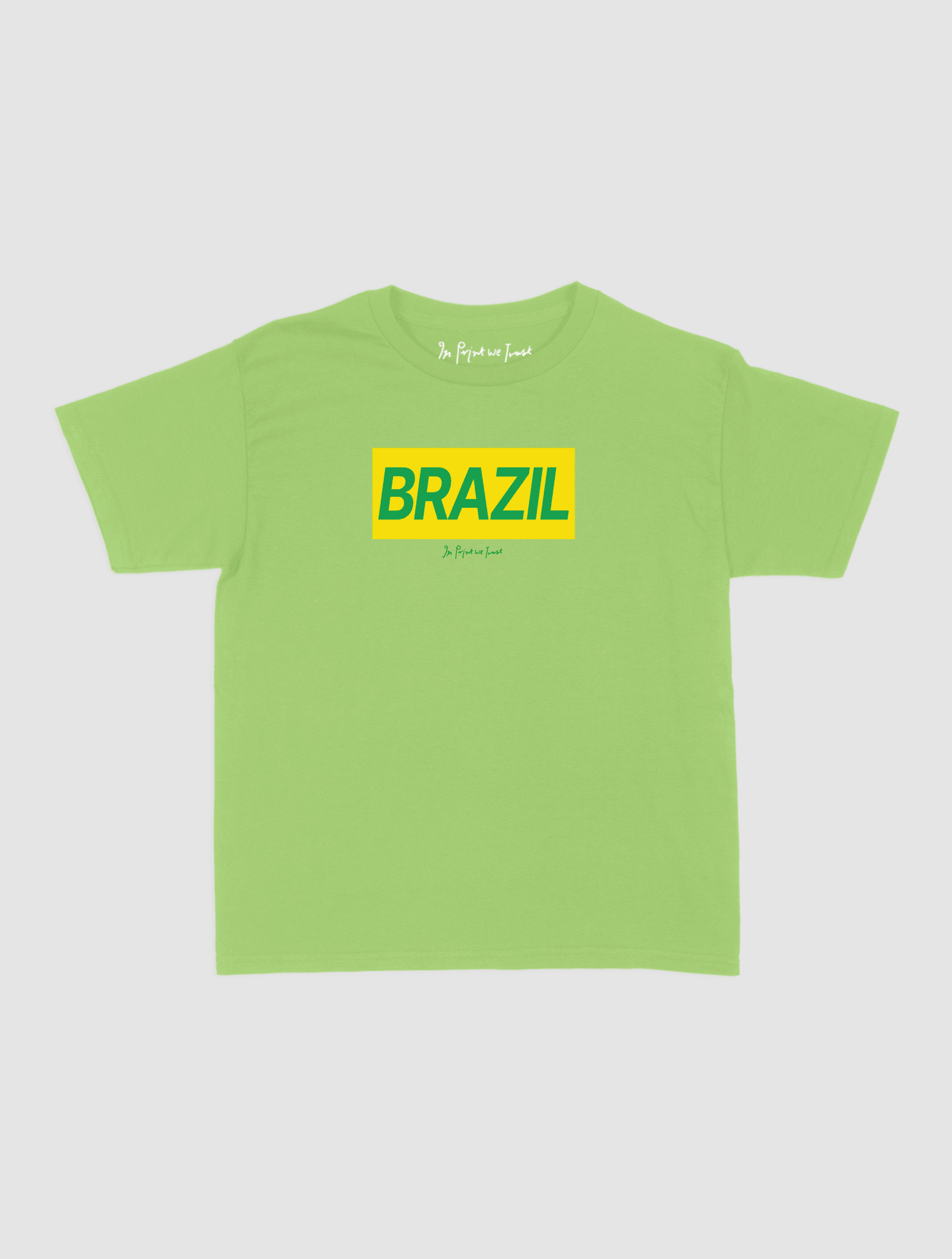 brazil baby tee - In Print We Trust