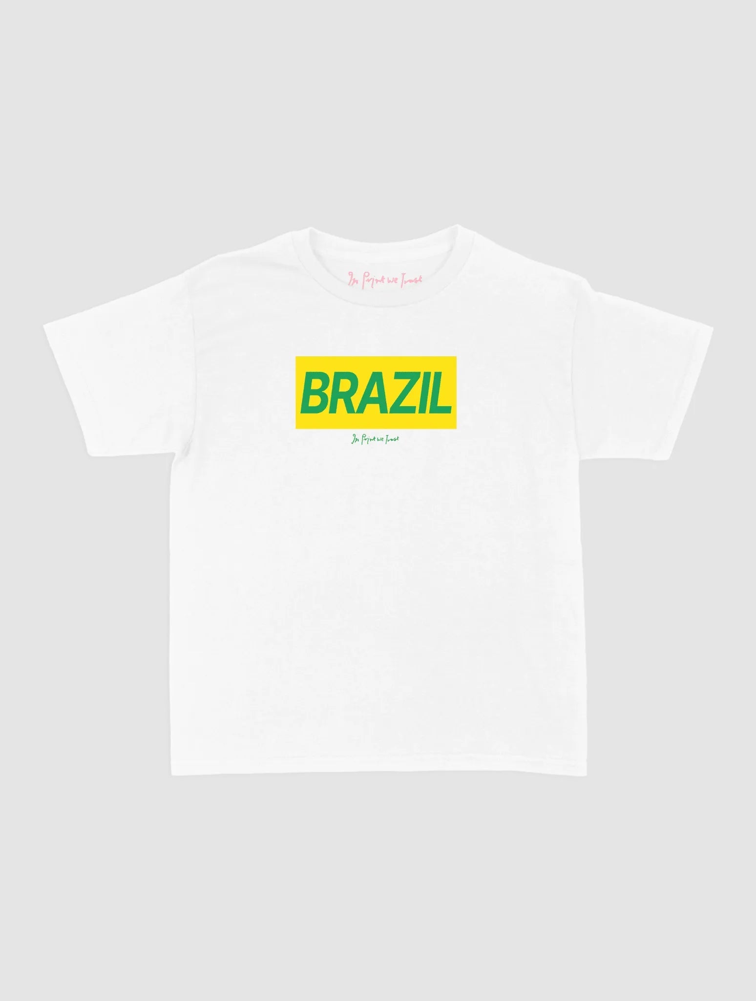 brazil baby tee - In Print We Trust