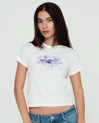 breakfast in bed baby tee - In Print We Trust