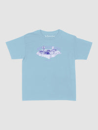 breakfast in bed baby tee - In Print We Trust