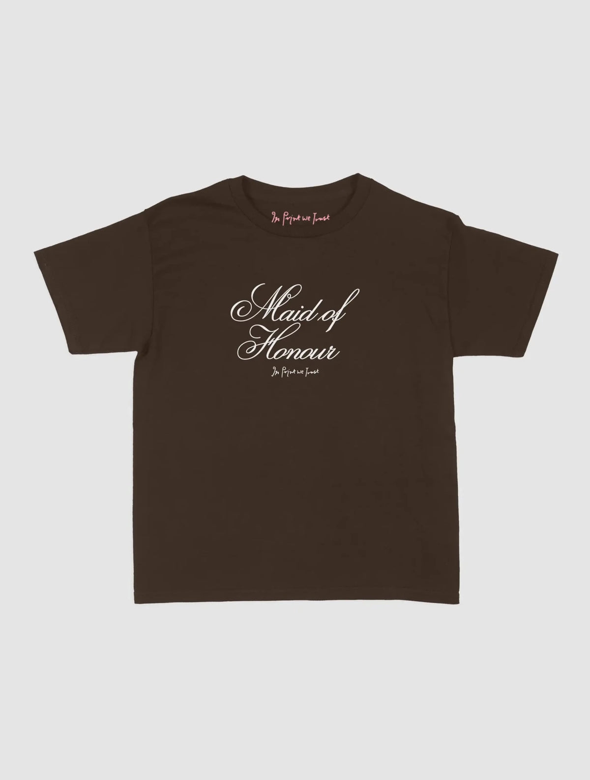 bridal party baby tee - In Print We Trust