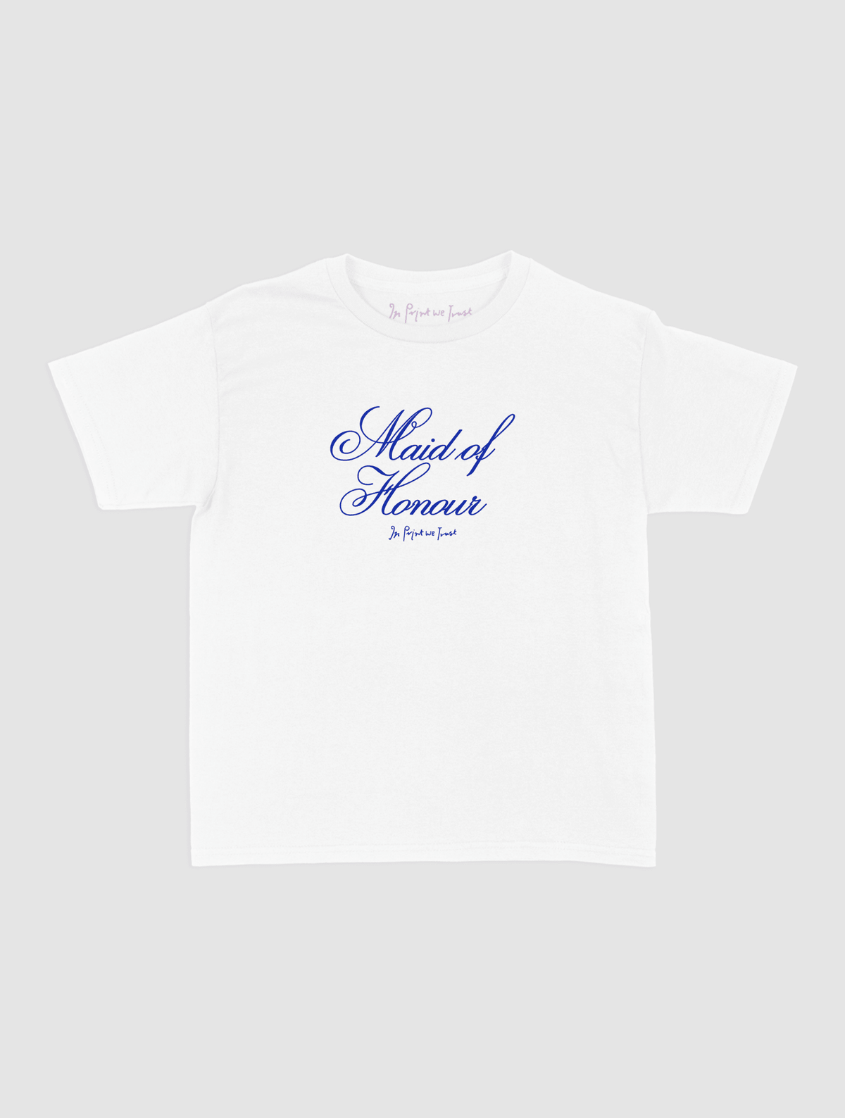 bridal party baby tee - In Print We Trust