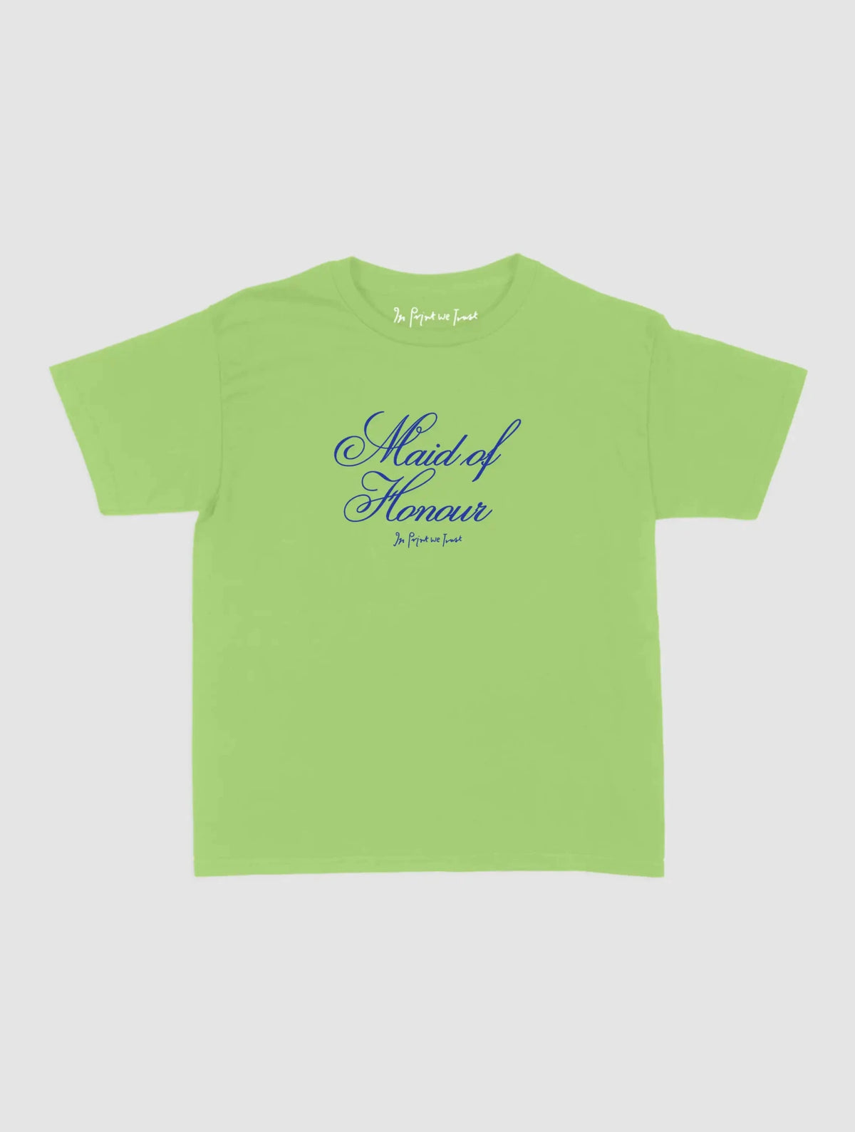 bridal party baby tee - In Print We Trust