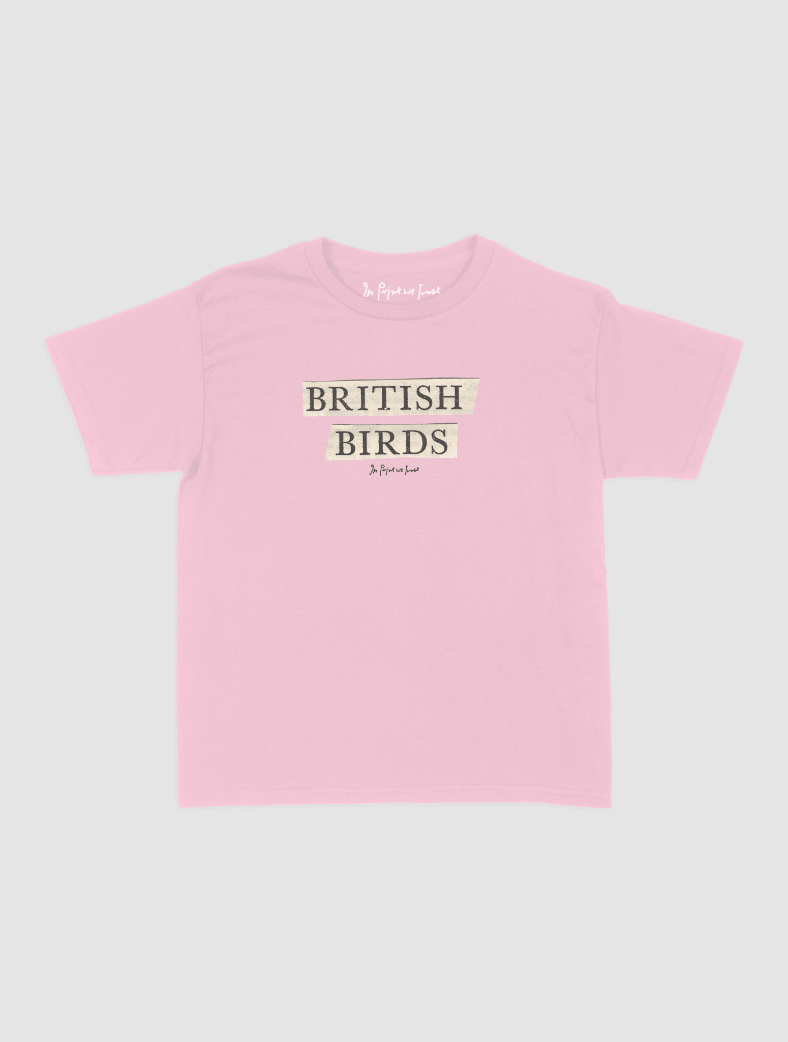 british birds baby tee - In Print We Trust