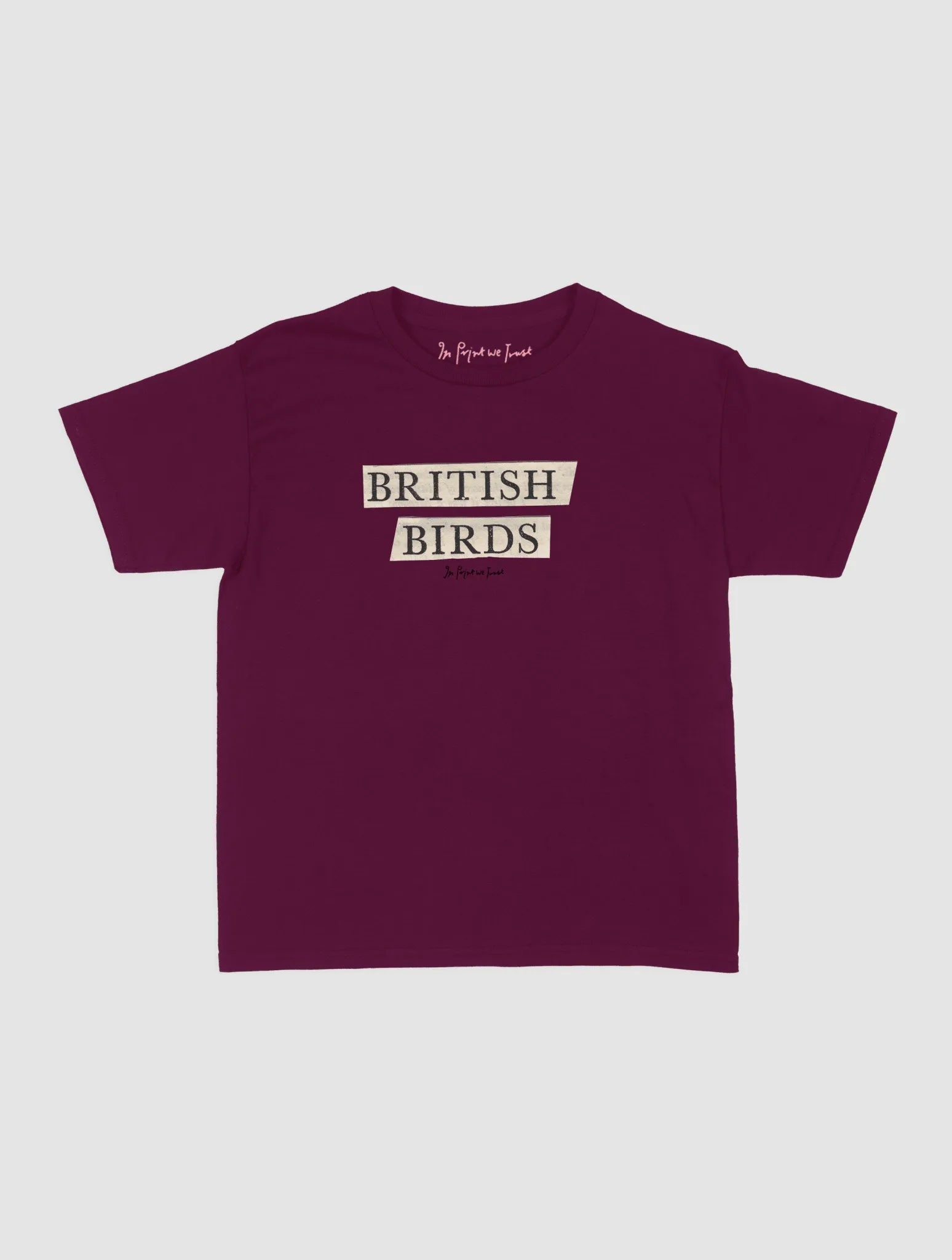 british birds baby tee - In Print We Trust