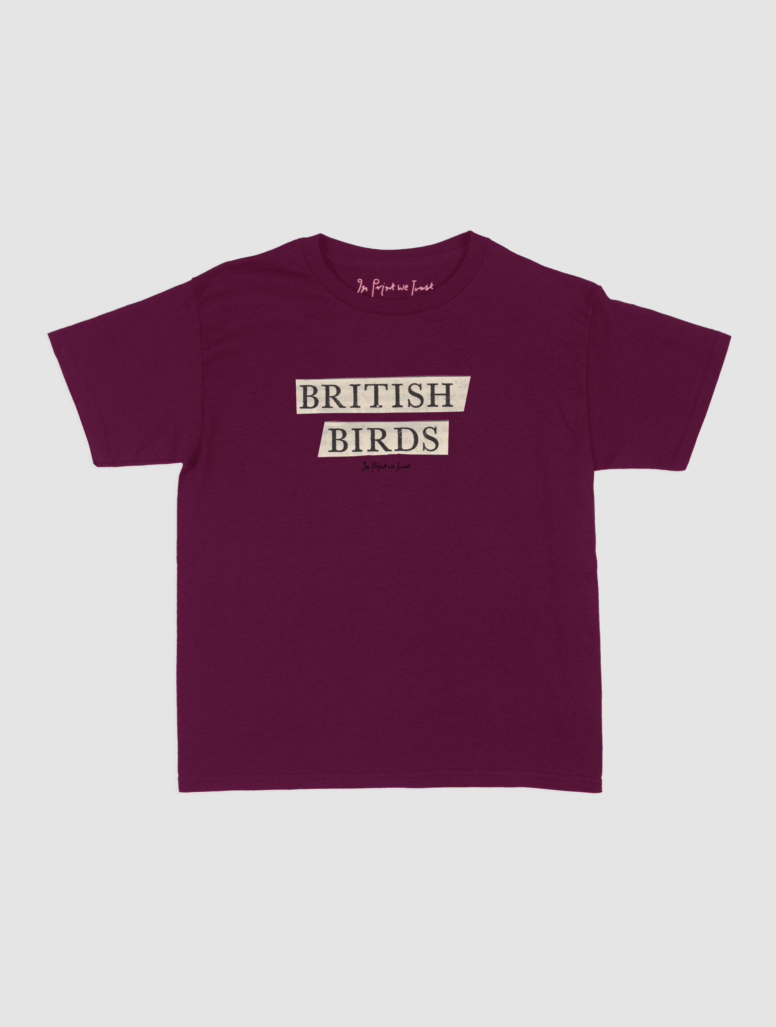 british birds baby tee - In Print We Trust