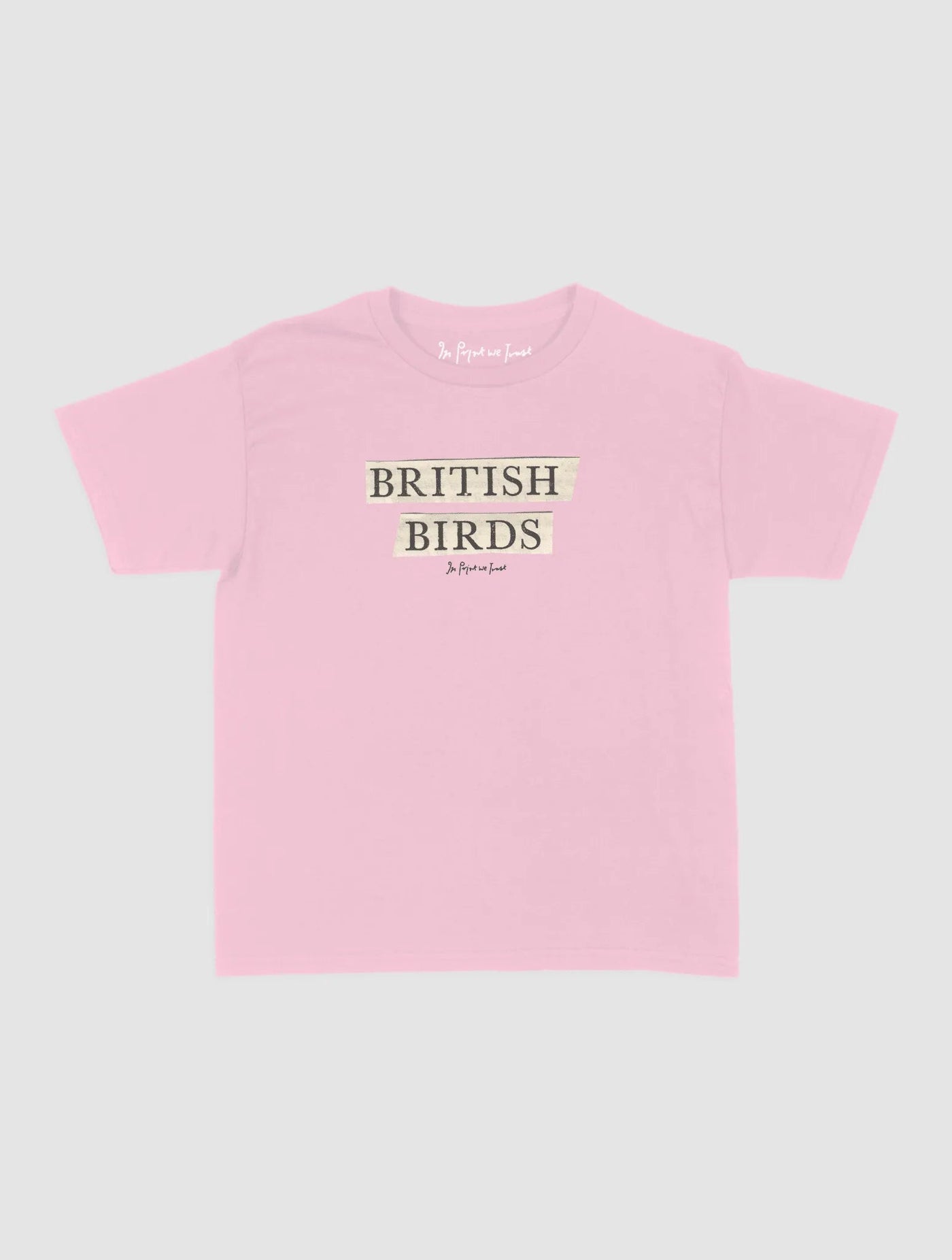 british birds baby tee - In Print We Trust