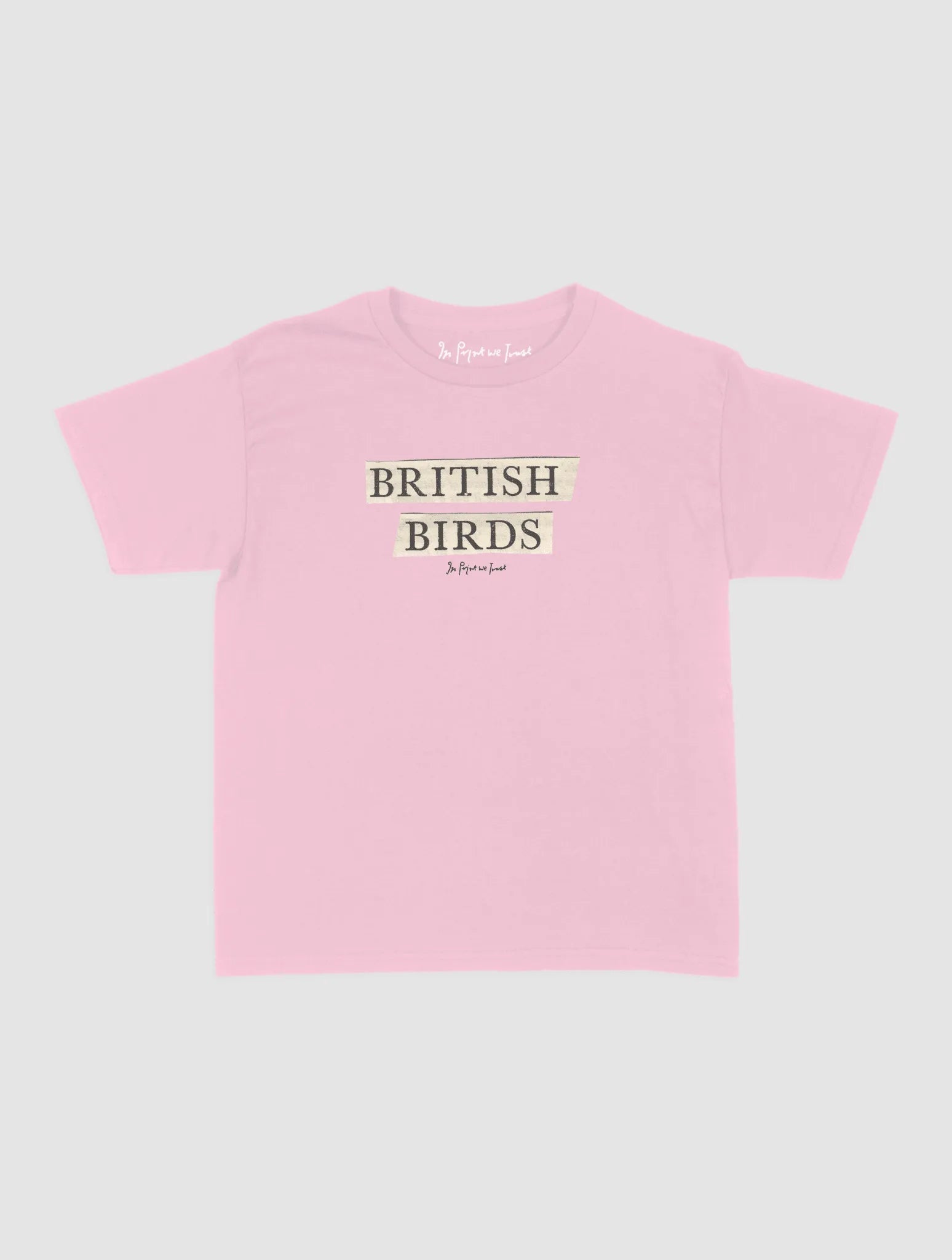 british birds baby tee - In Print We Trust