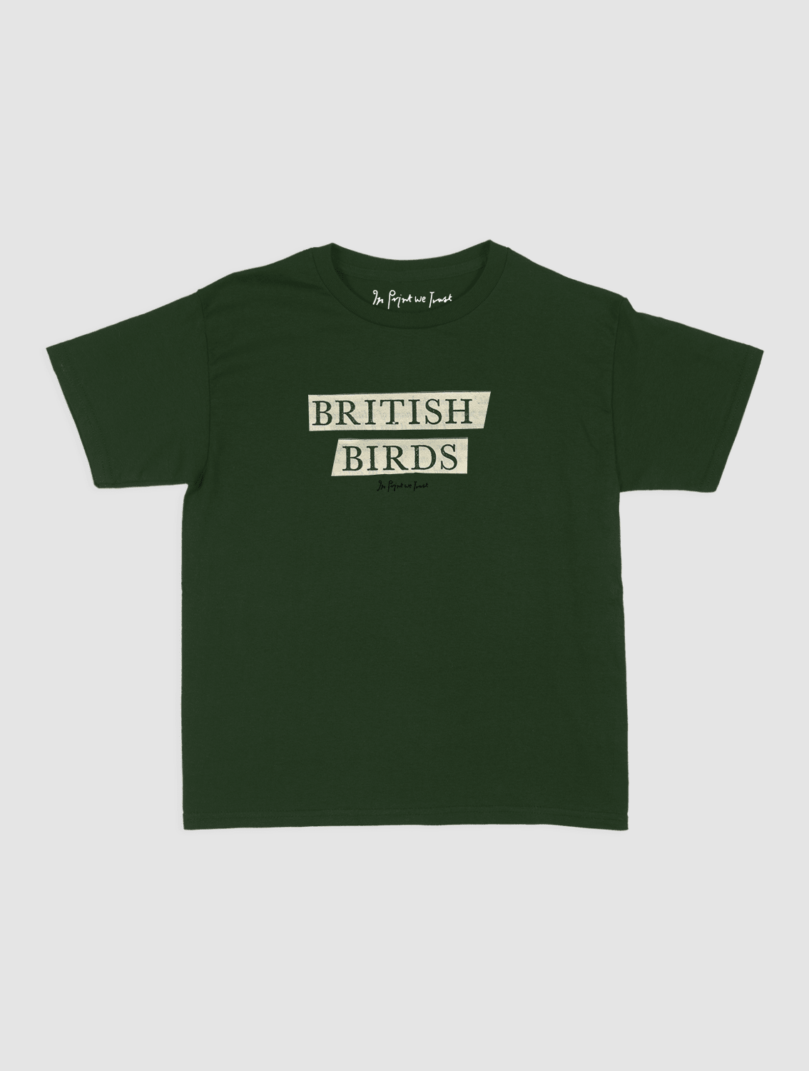 british birds baby tee - In Print We Trust