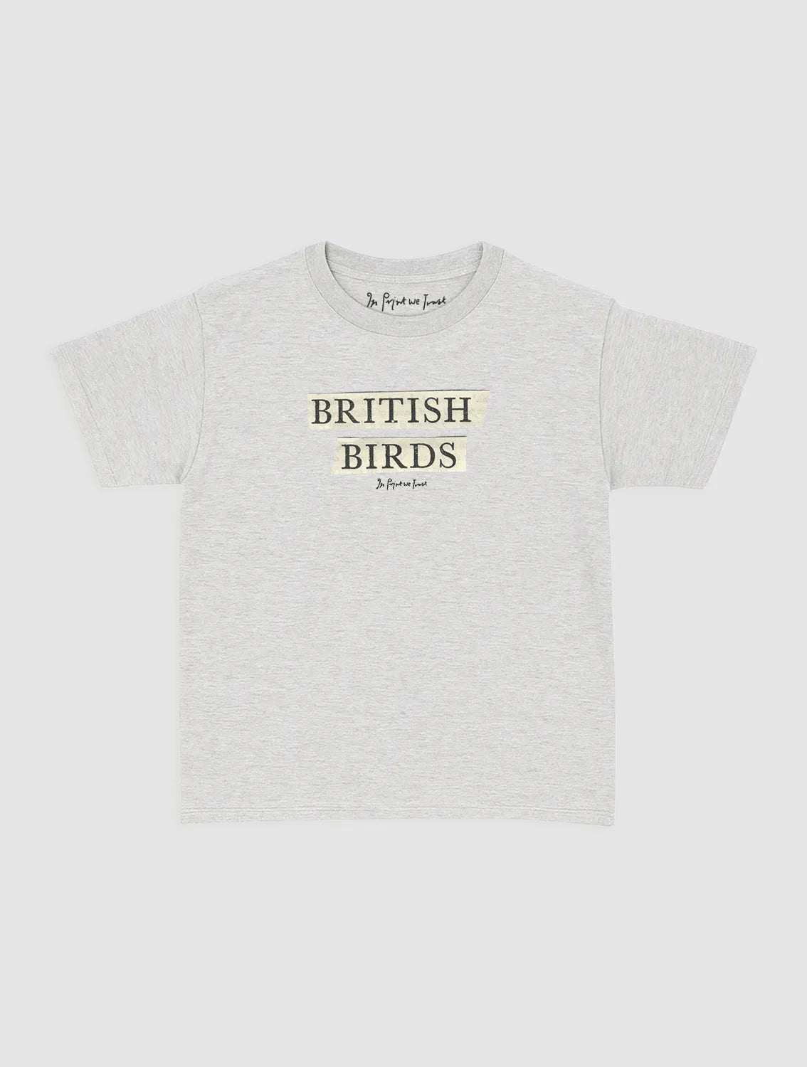british birds baby tee - In Print We Trust