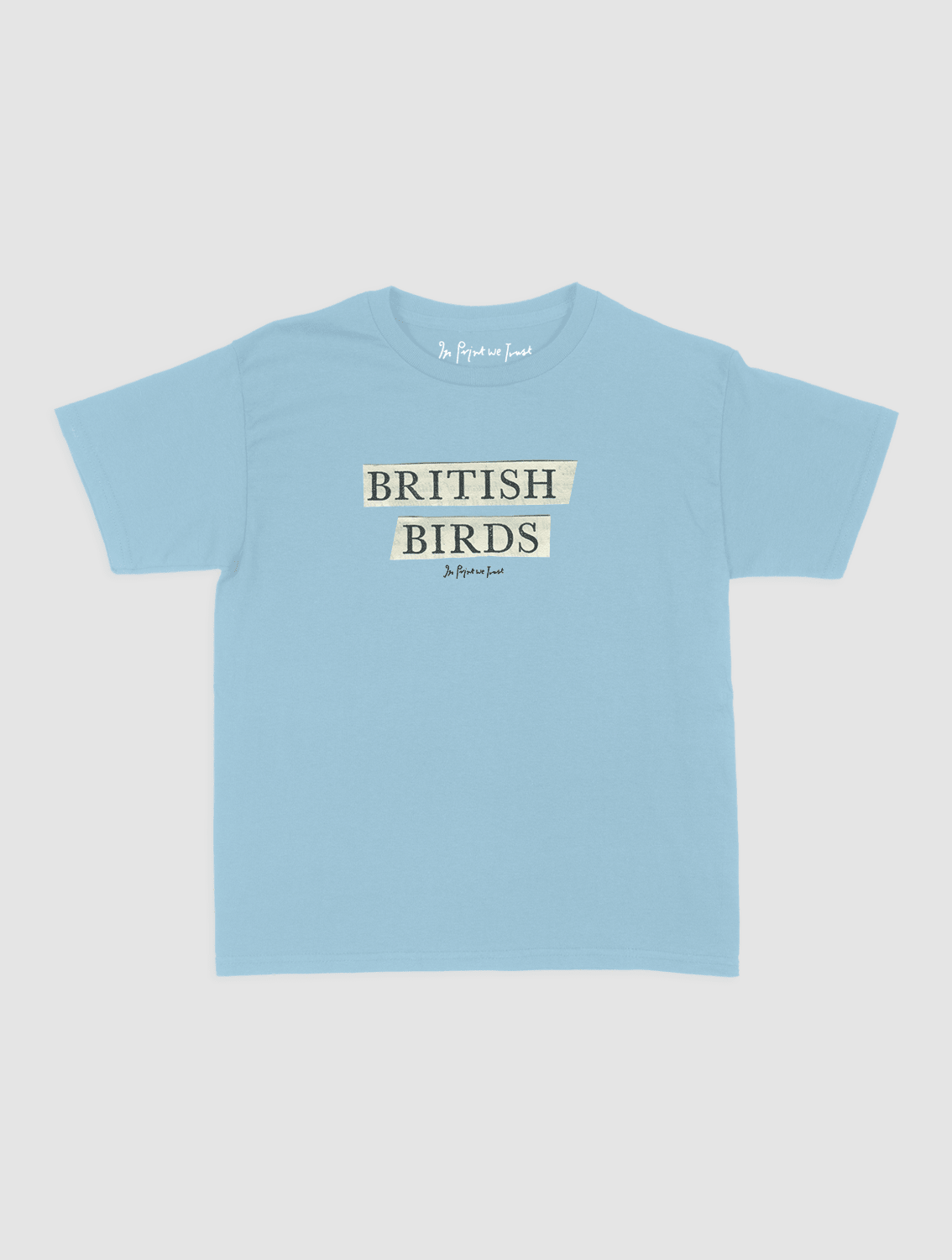 british birds baby tee - In Print We Trust