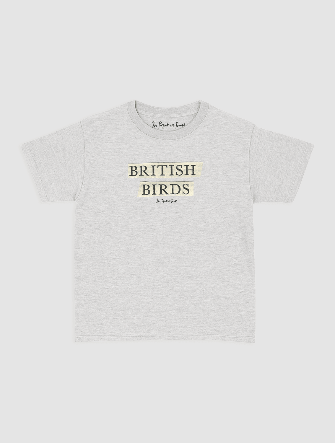 british birds baby tee - In Print We Trust