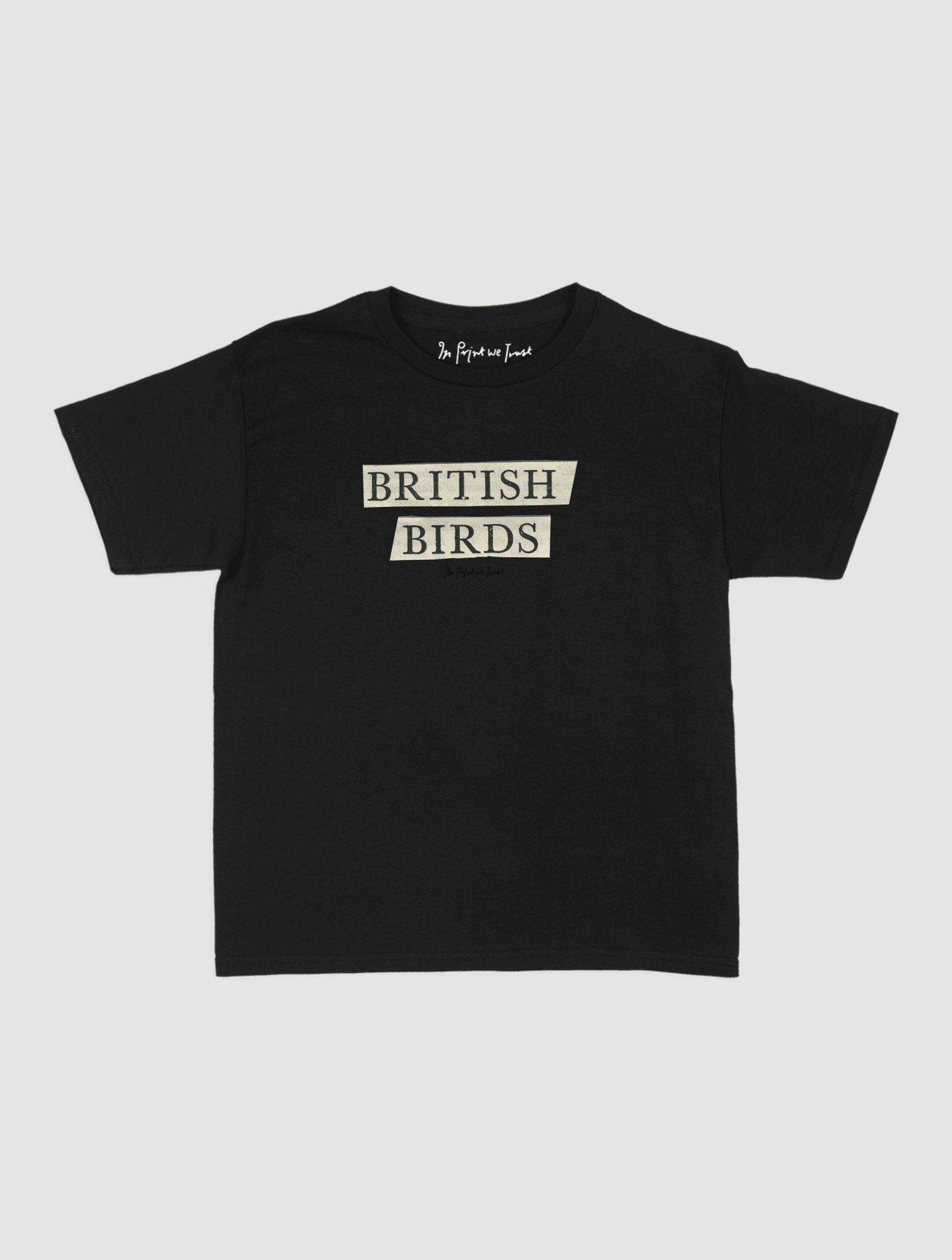 british birds baby tee - In Print We Trust