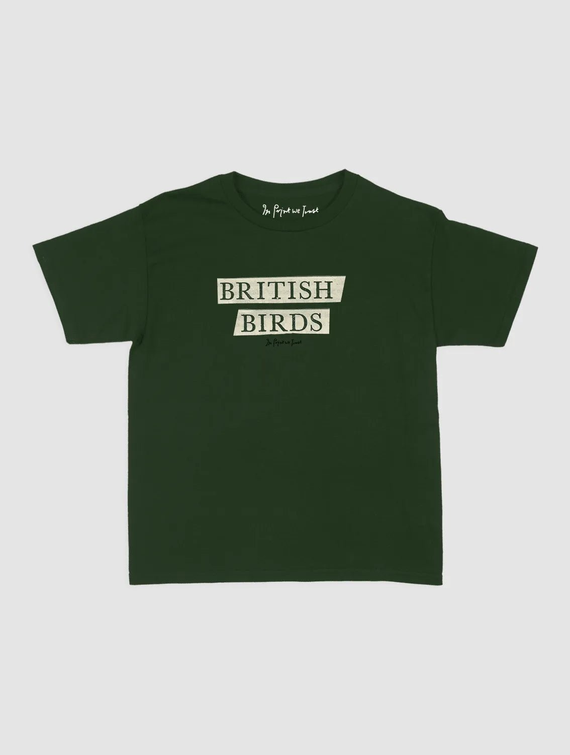 british birds baby tee - In Print We Trust