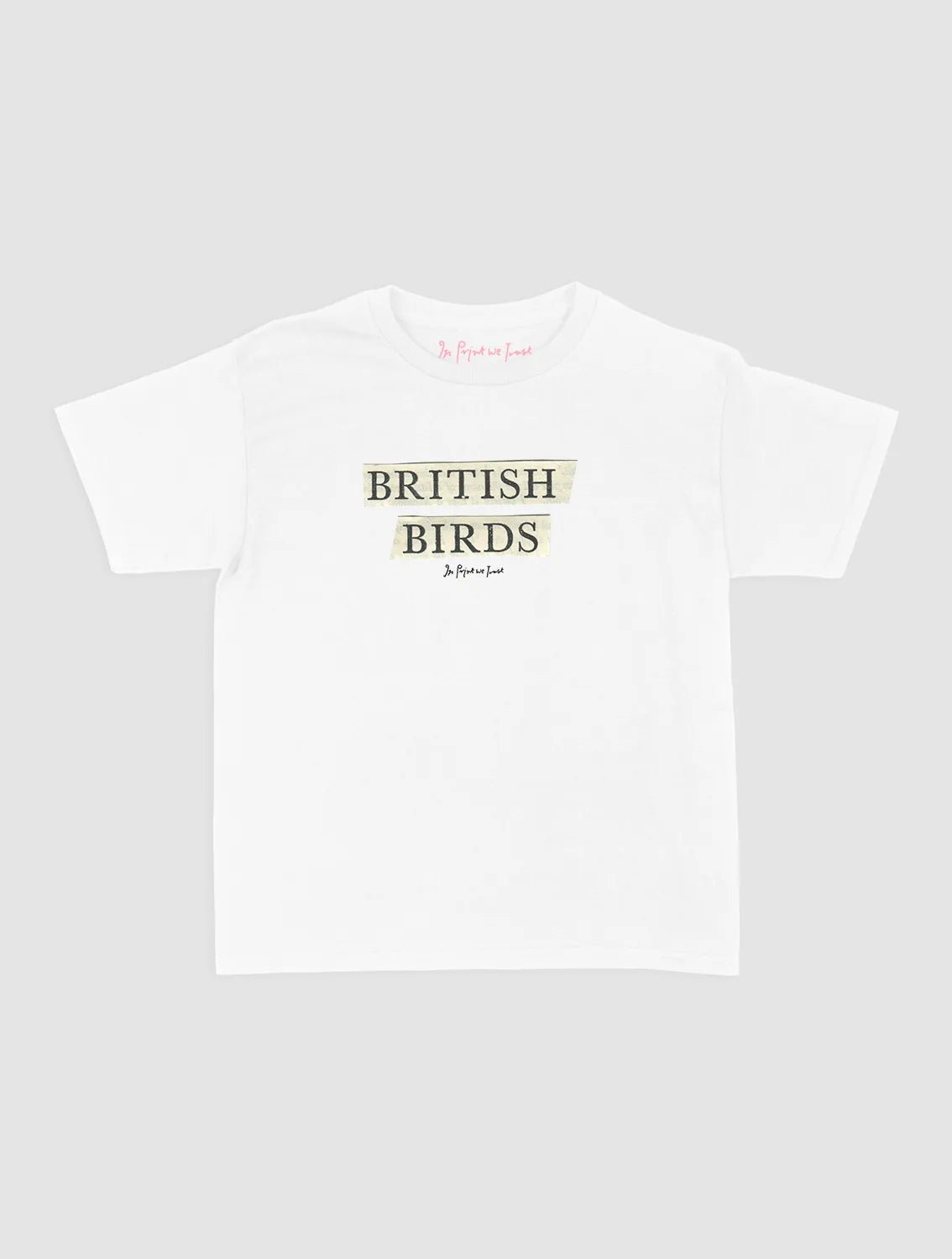 british birds baby tee - In Print We Trust