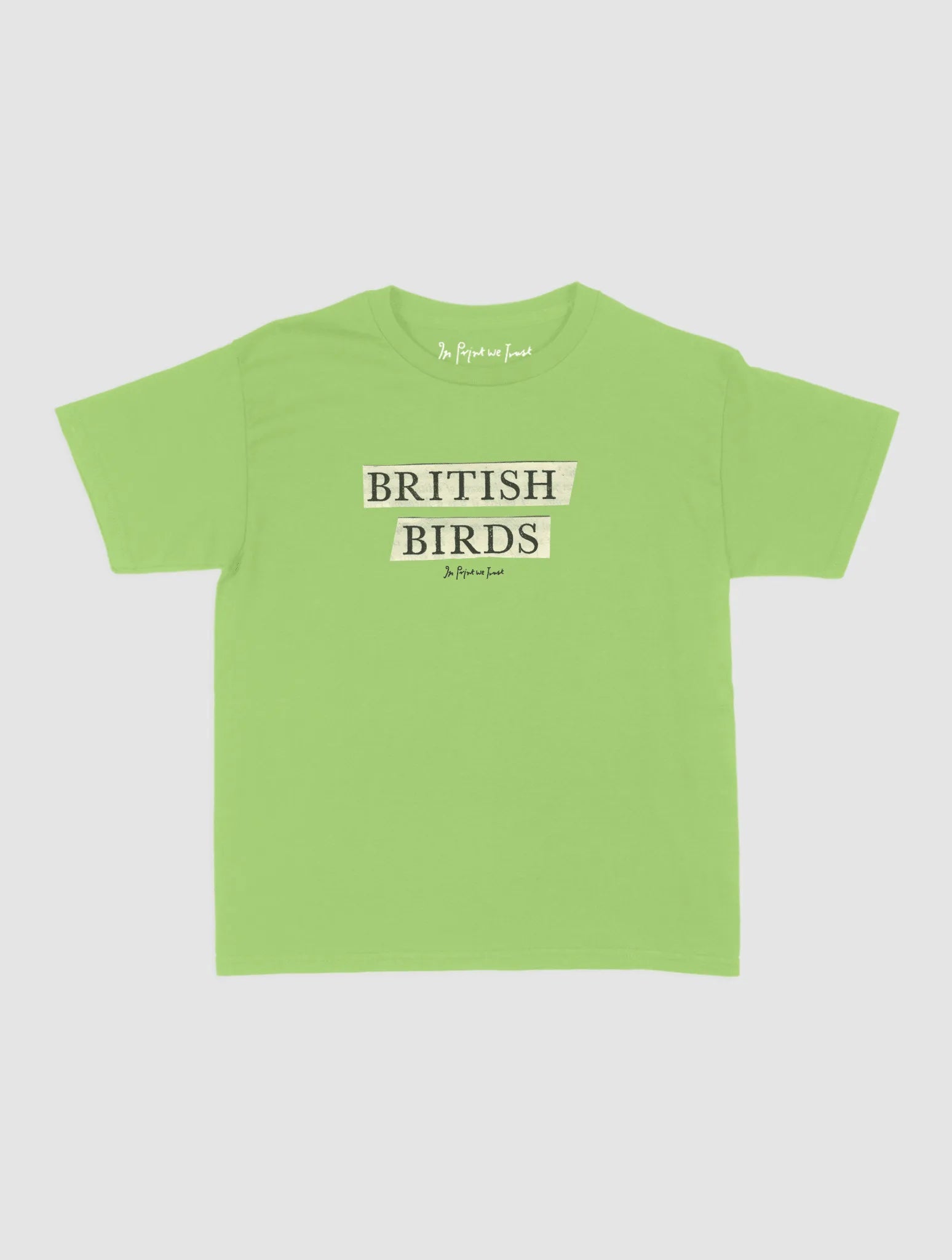 british birds baby tee - In Print We Trust