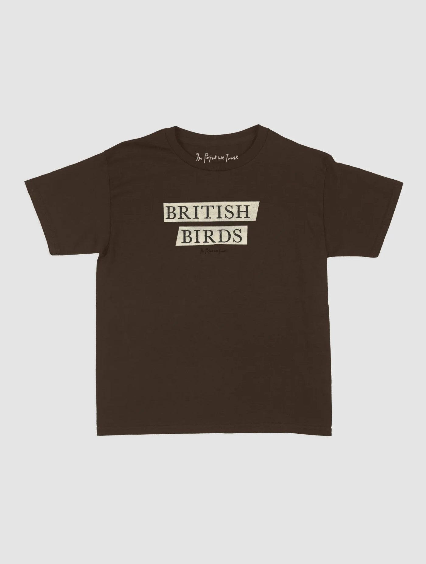british birds baby tee - In Print We Trust