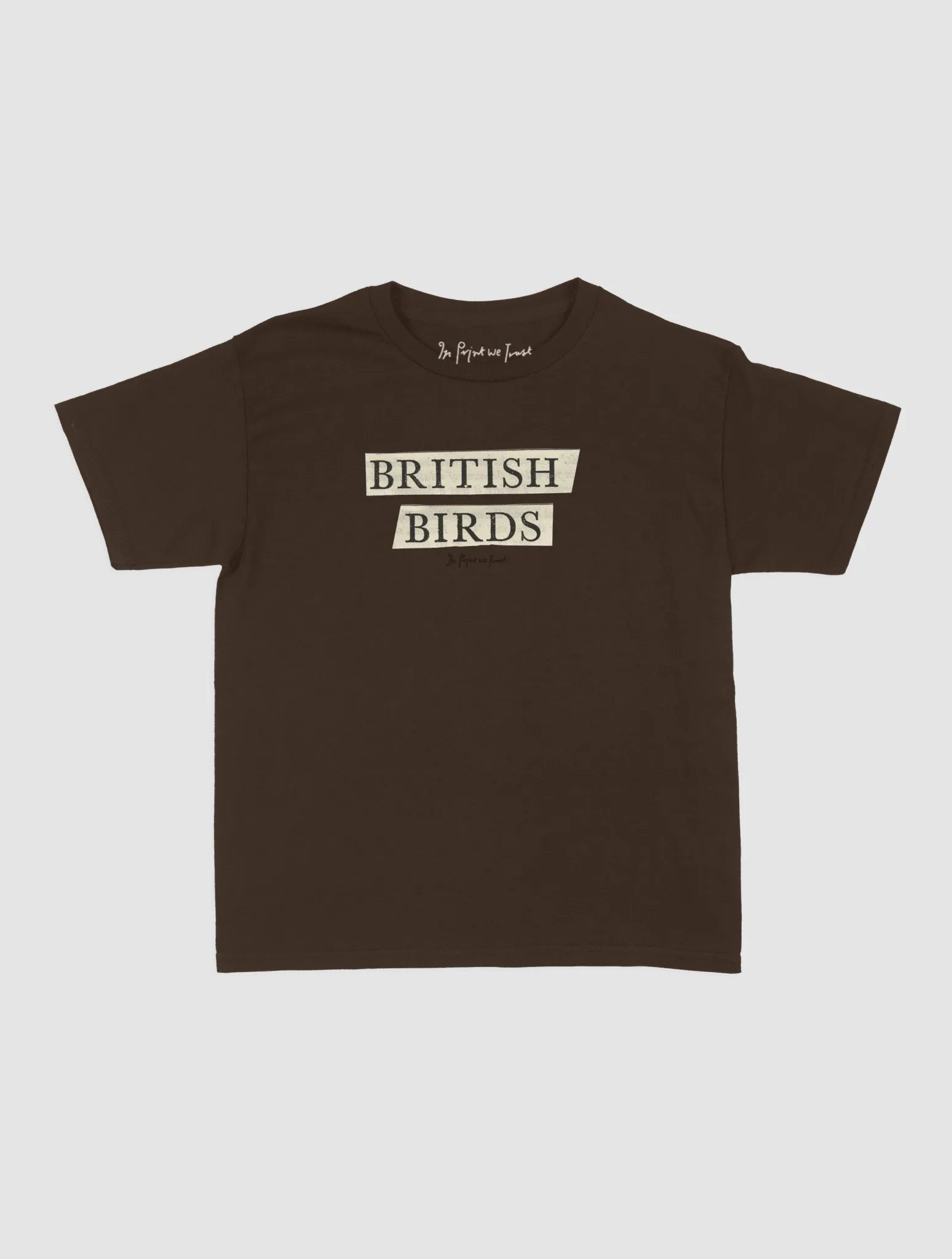 british birds baby tee - In Print We Trust