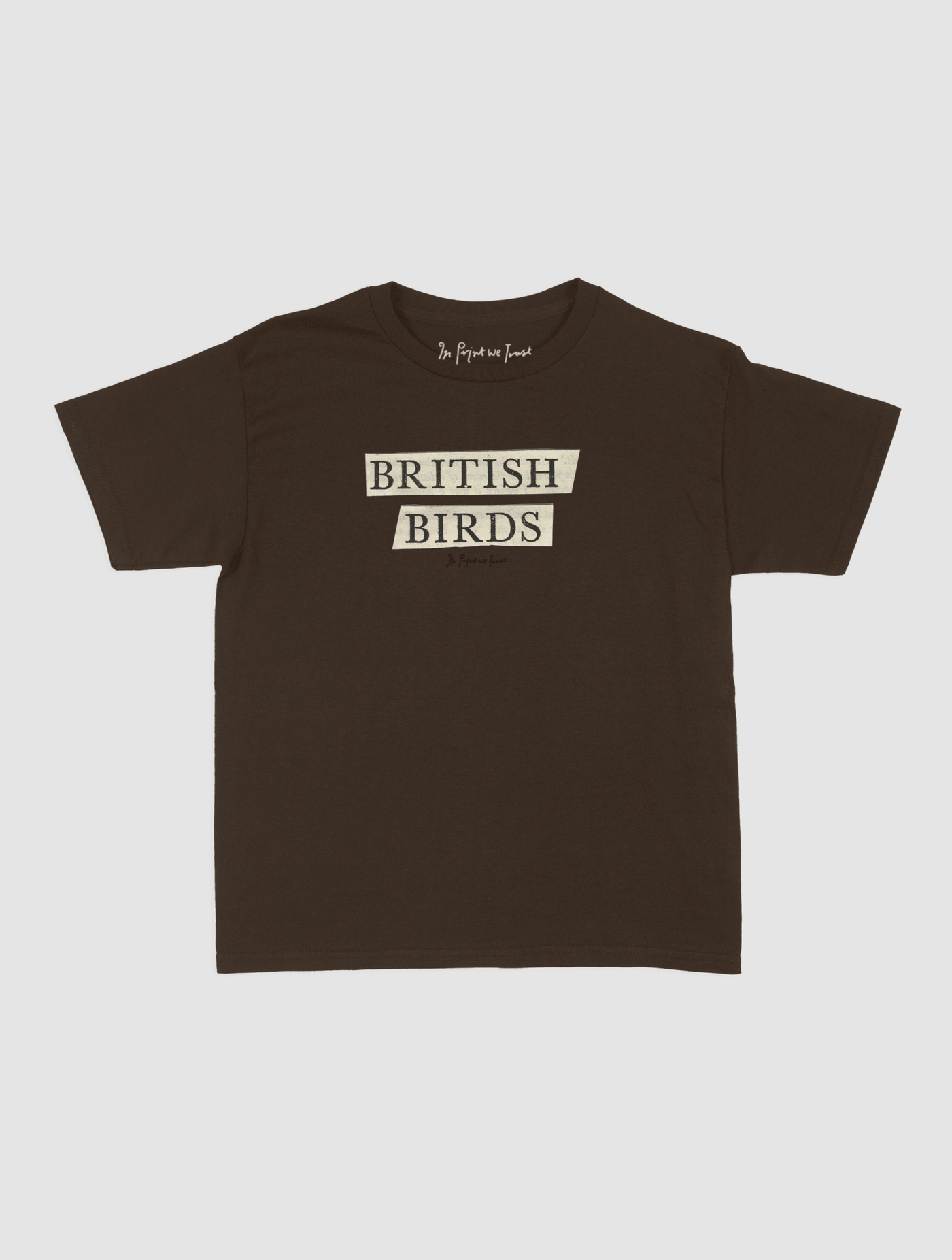 british birds baby tee - In Print We Trust