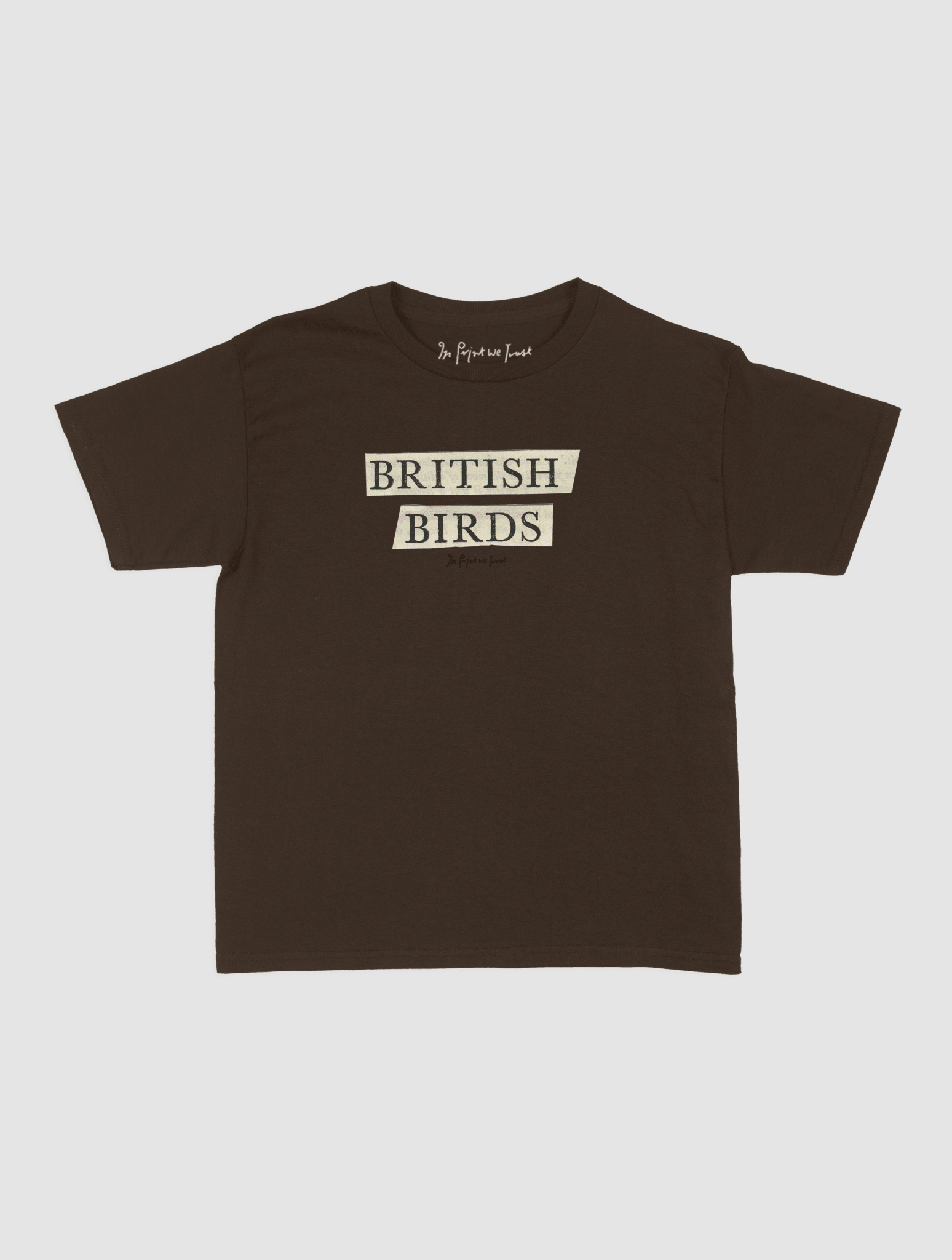 british birds baby tee - In Print We Trust