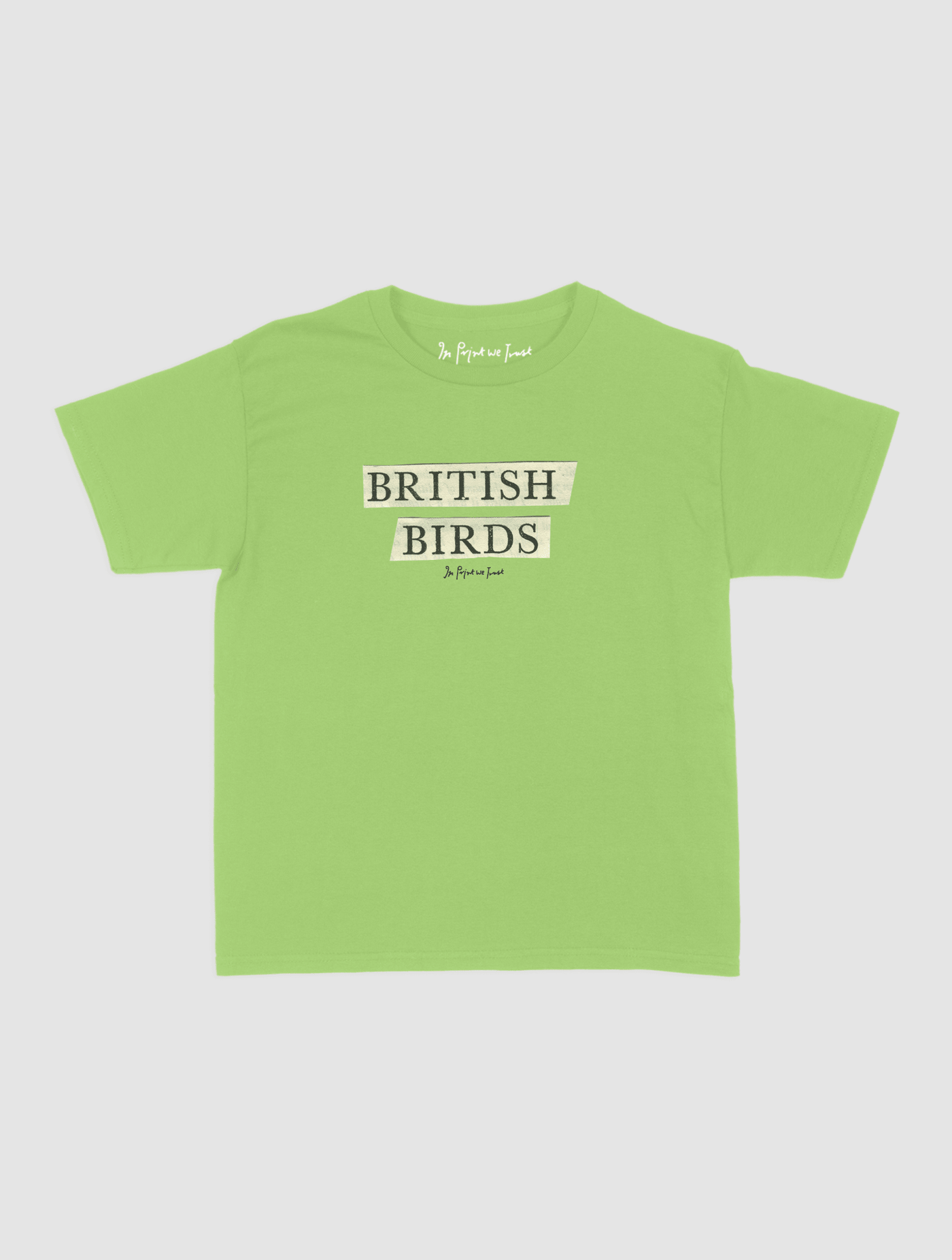 british birds baby tee - In Print We Trust