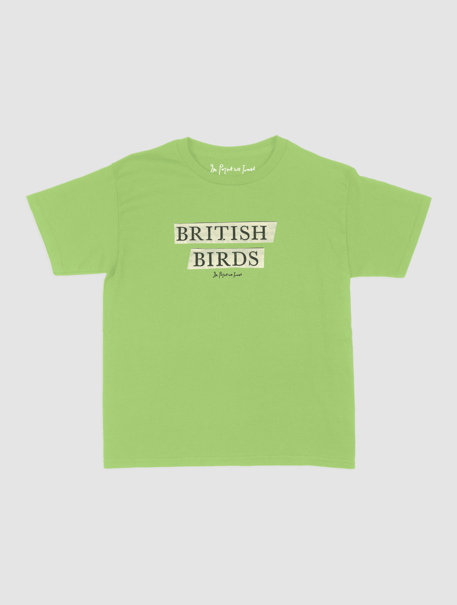 british birds baby tee - In Print We Trust
