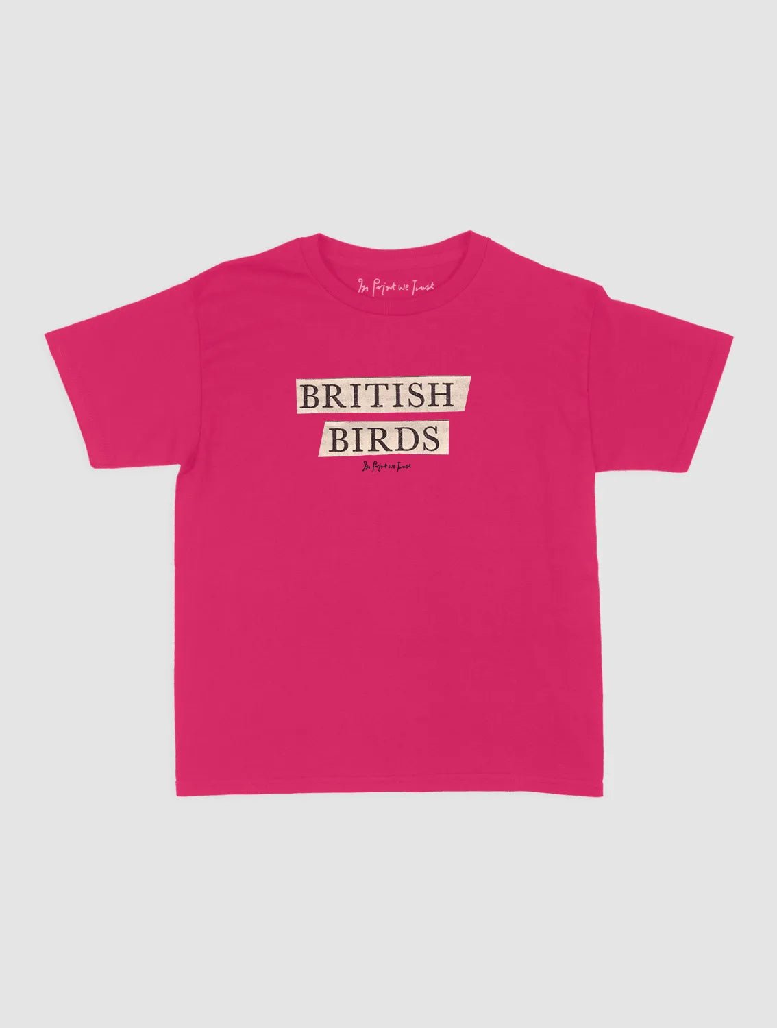 british birds baby tee - In Print We Trust