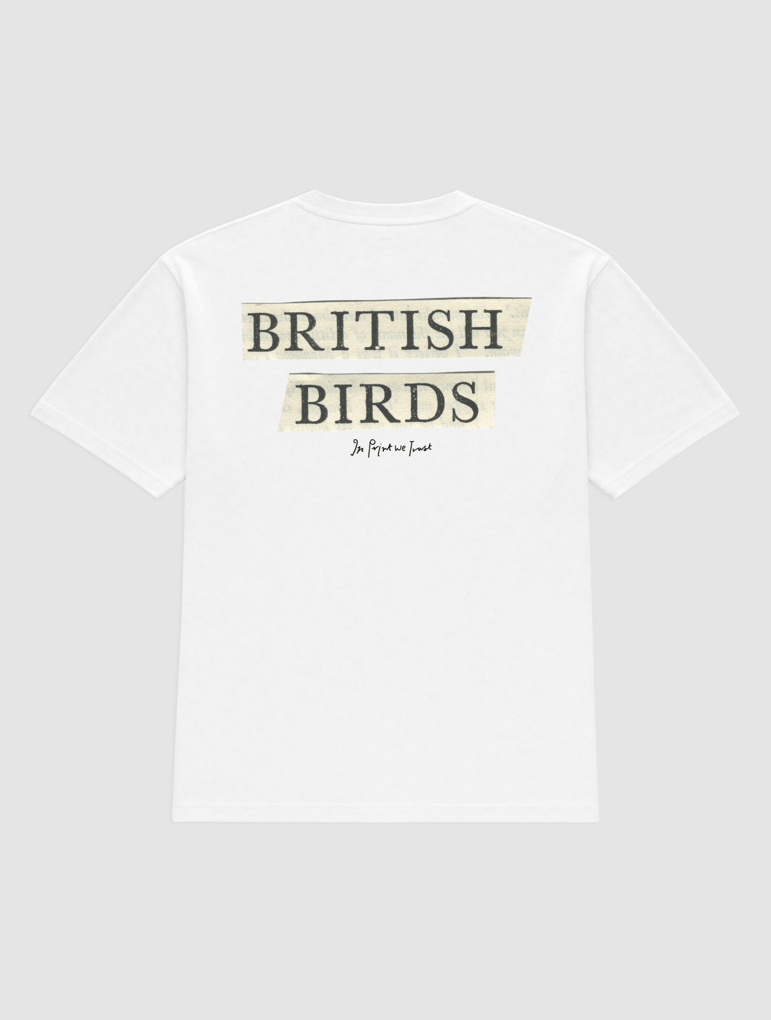 british birds heavyweight tee - In Print We Trust