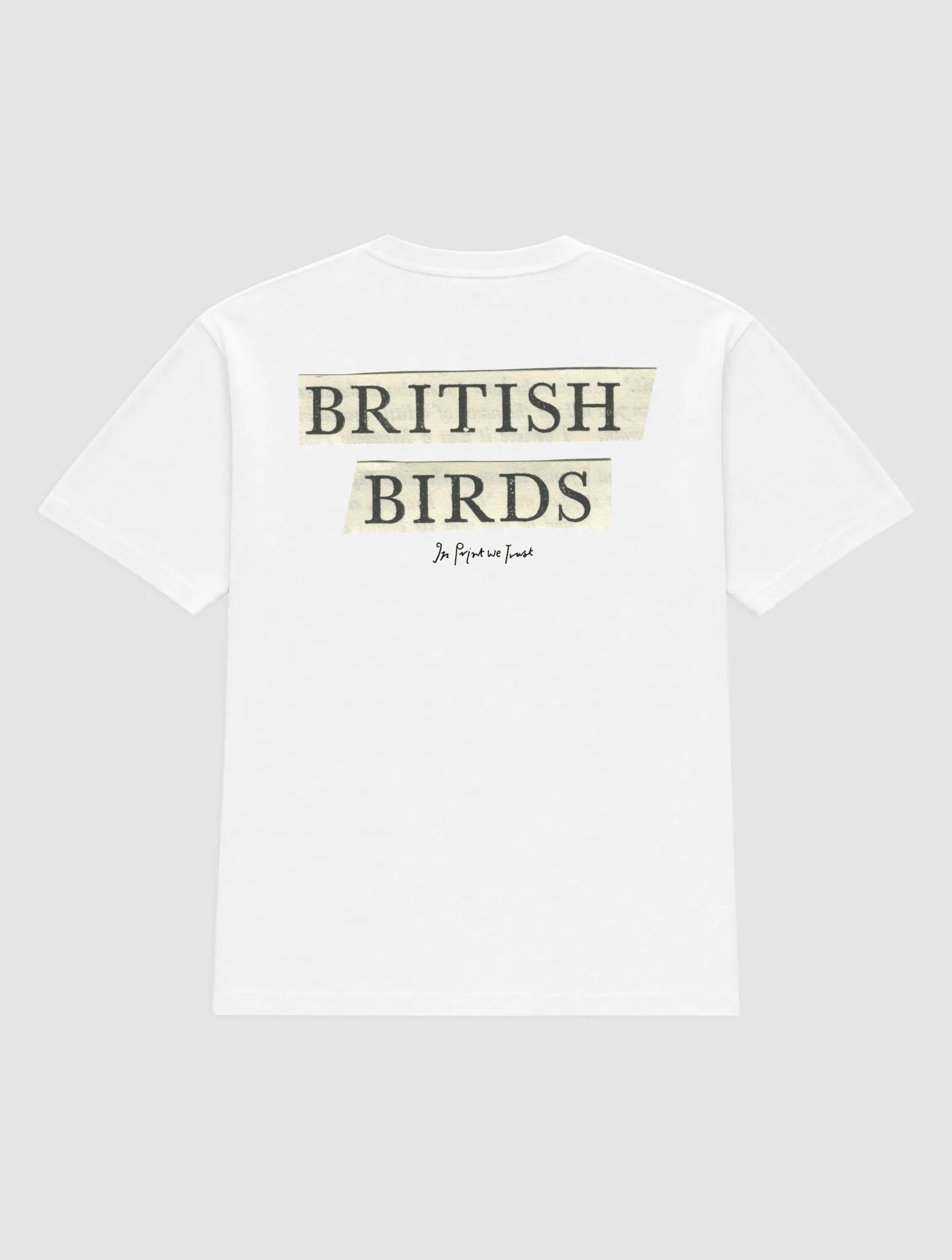 british birds heavyweight tee - In Print We Trust