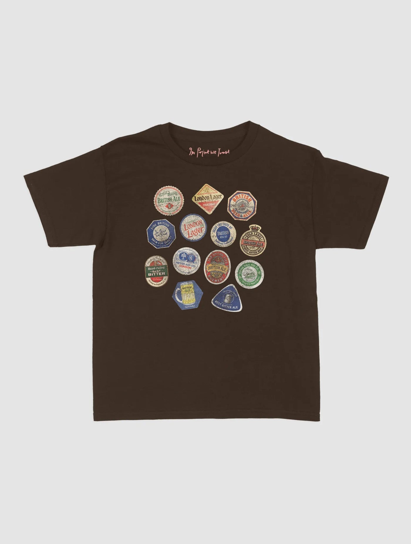 british booze baby tee - In Print We Trust