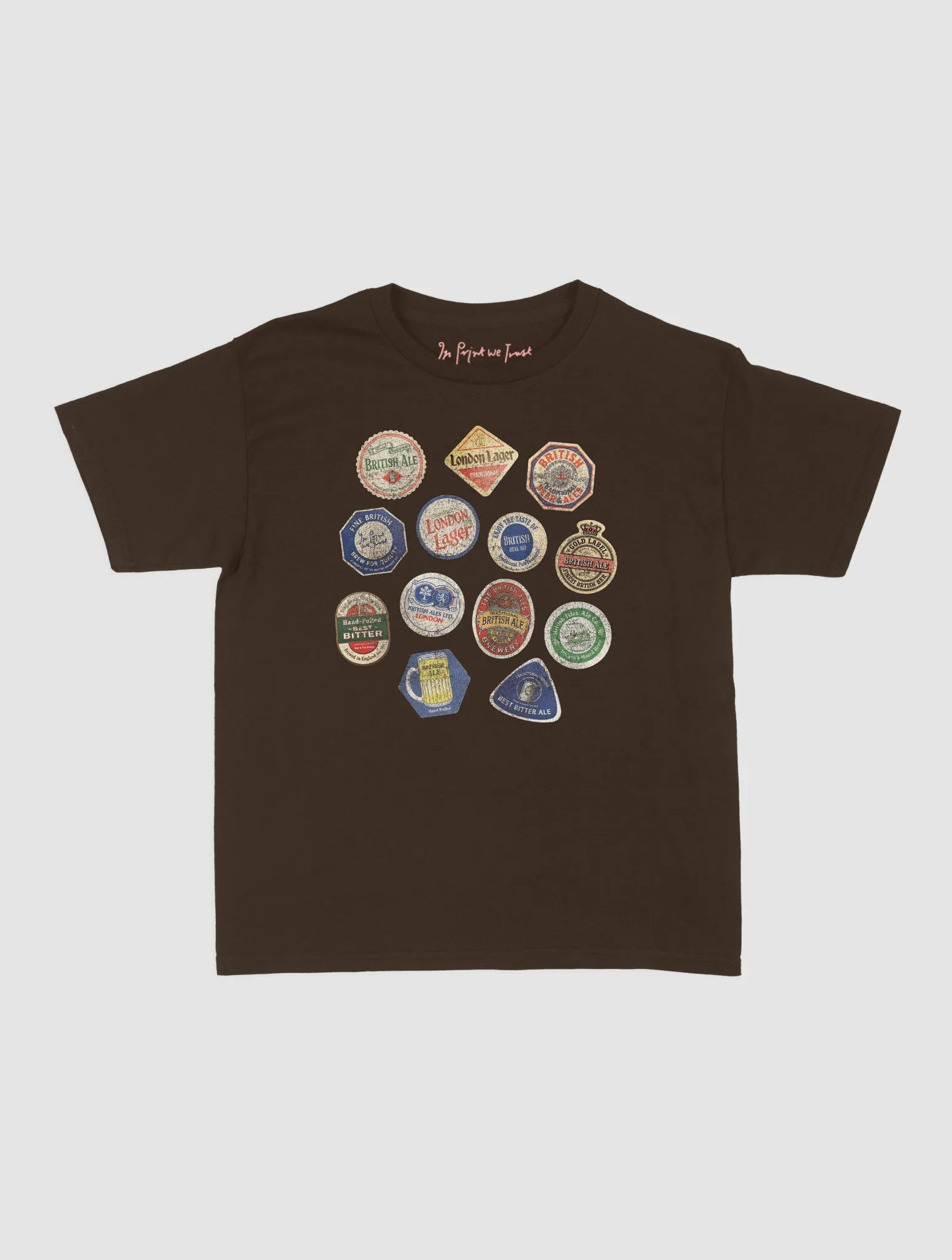 british booze baby tee - In Print We Trust