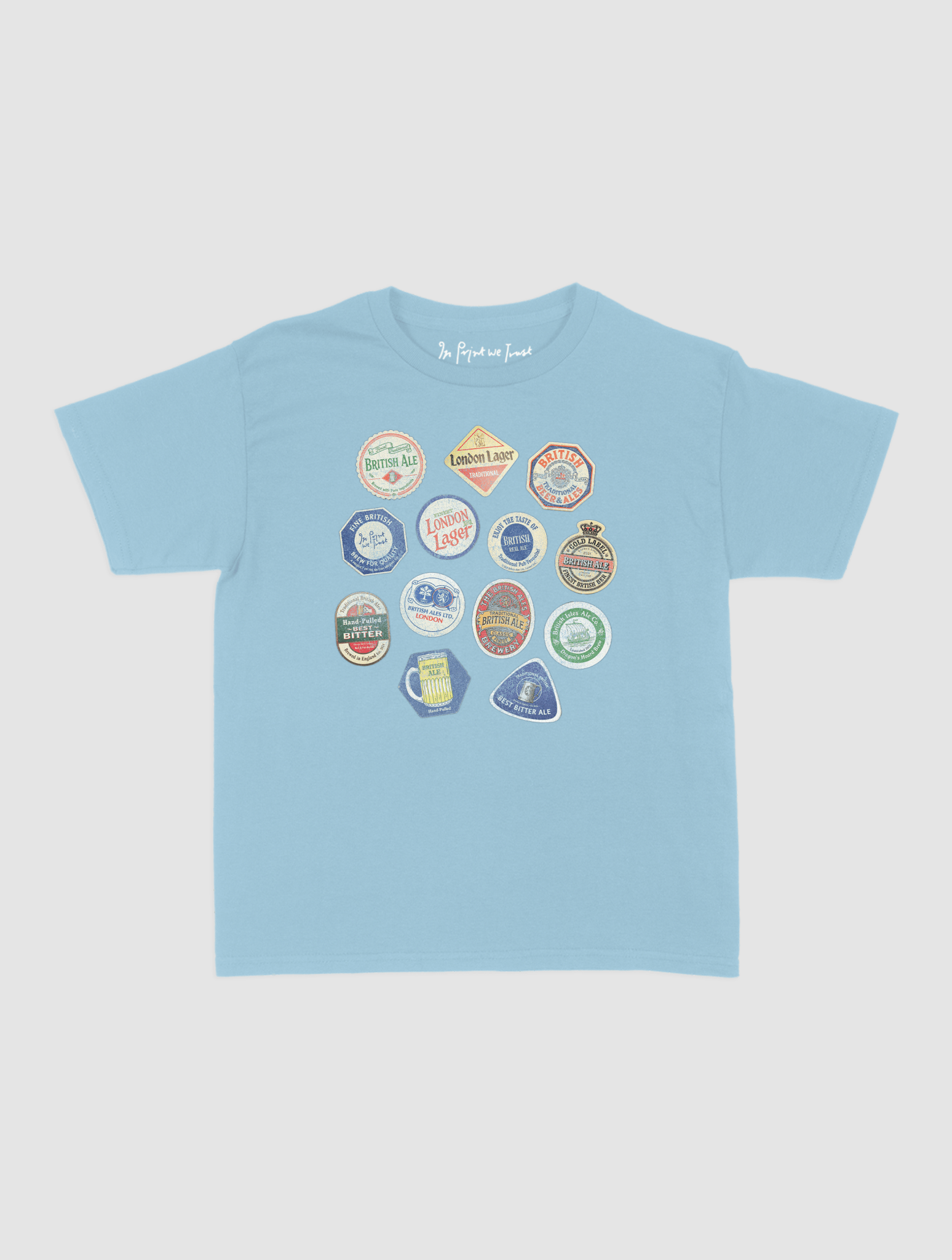british booze baby tee - In Print We Trust
