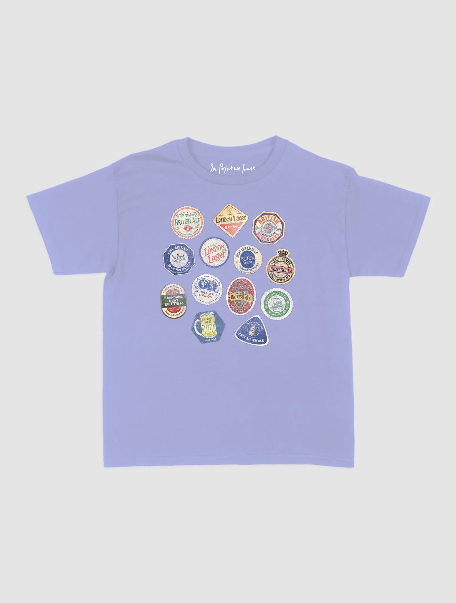 british booze baby tee - In Print We Trust