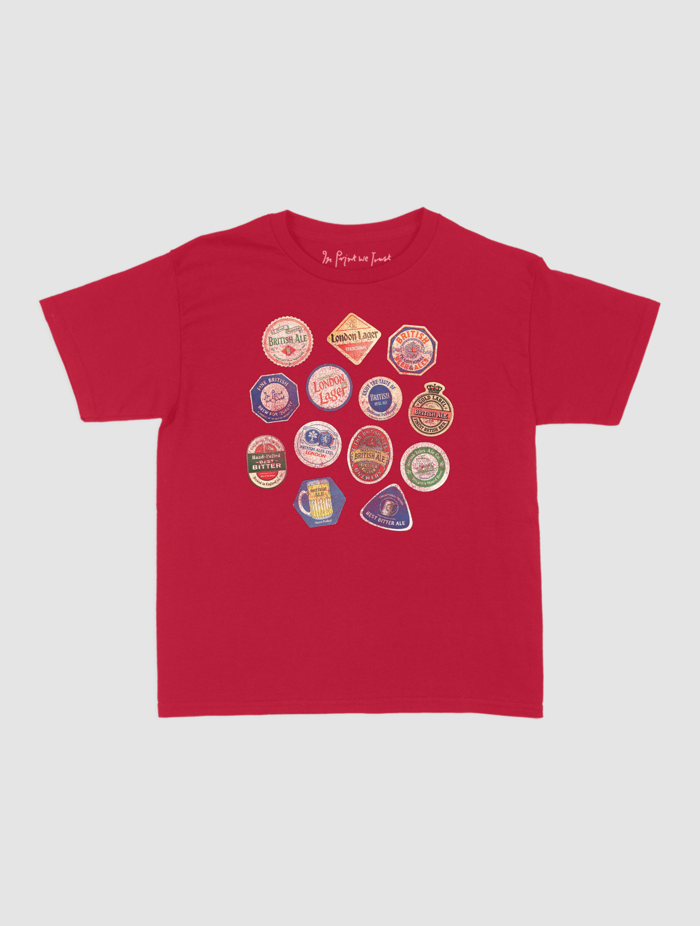 british booze baby tee - In Print We Trust
