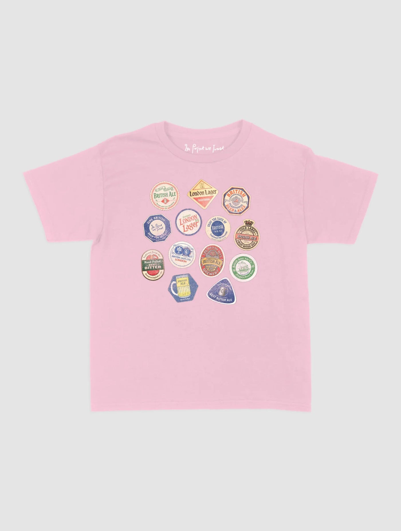british booze baby tee - In Print We Trust