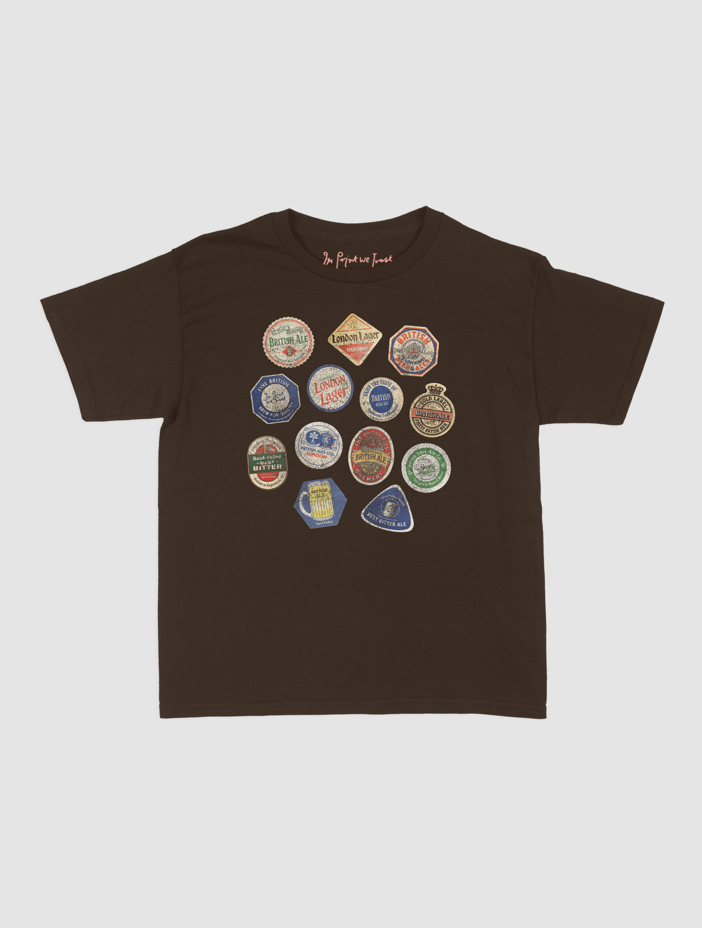 british booze baby tee - In Print We Trust