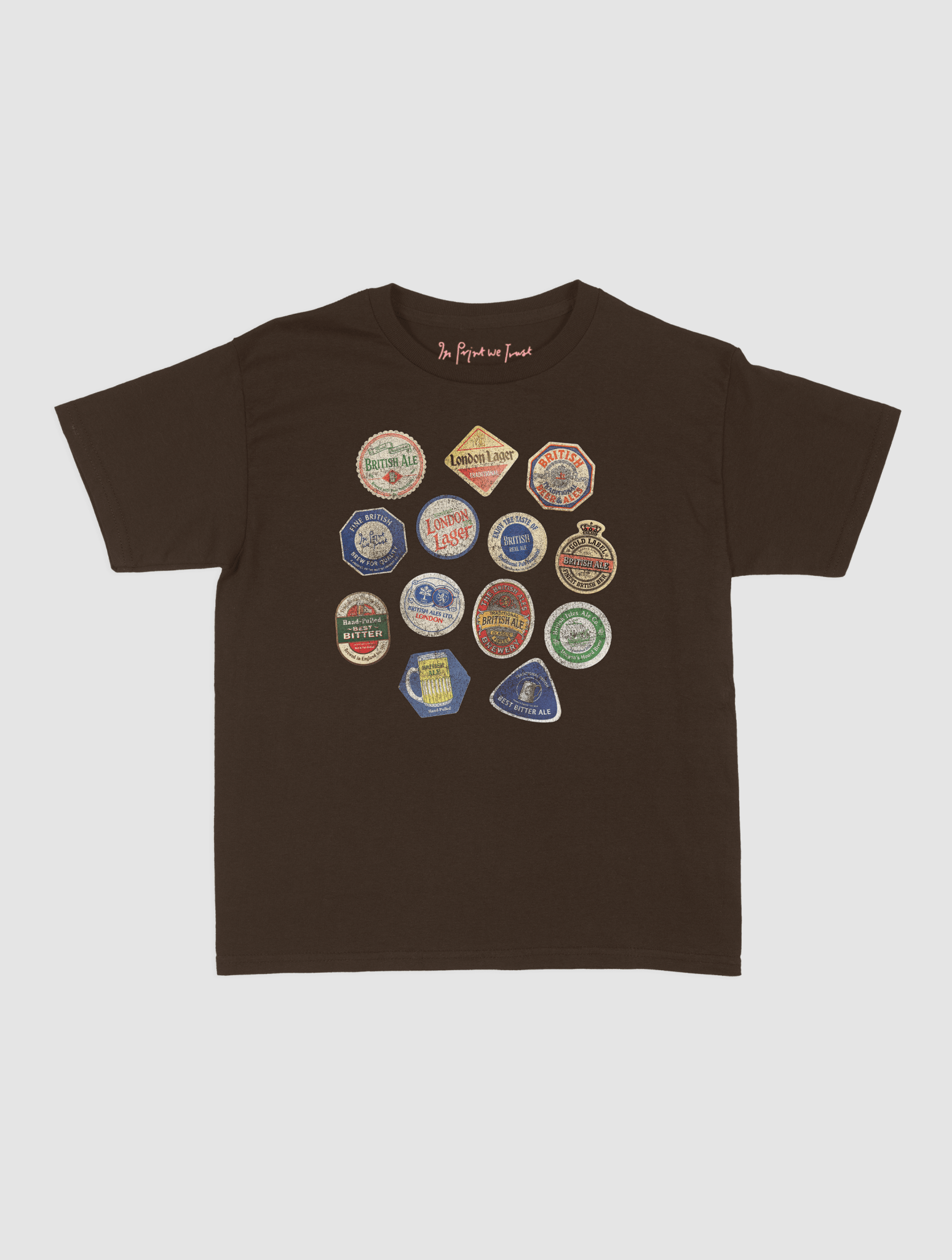 british booze baby tee - In Print We Trust