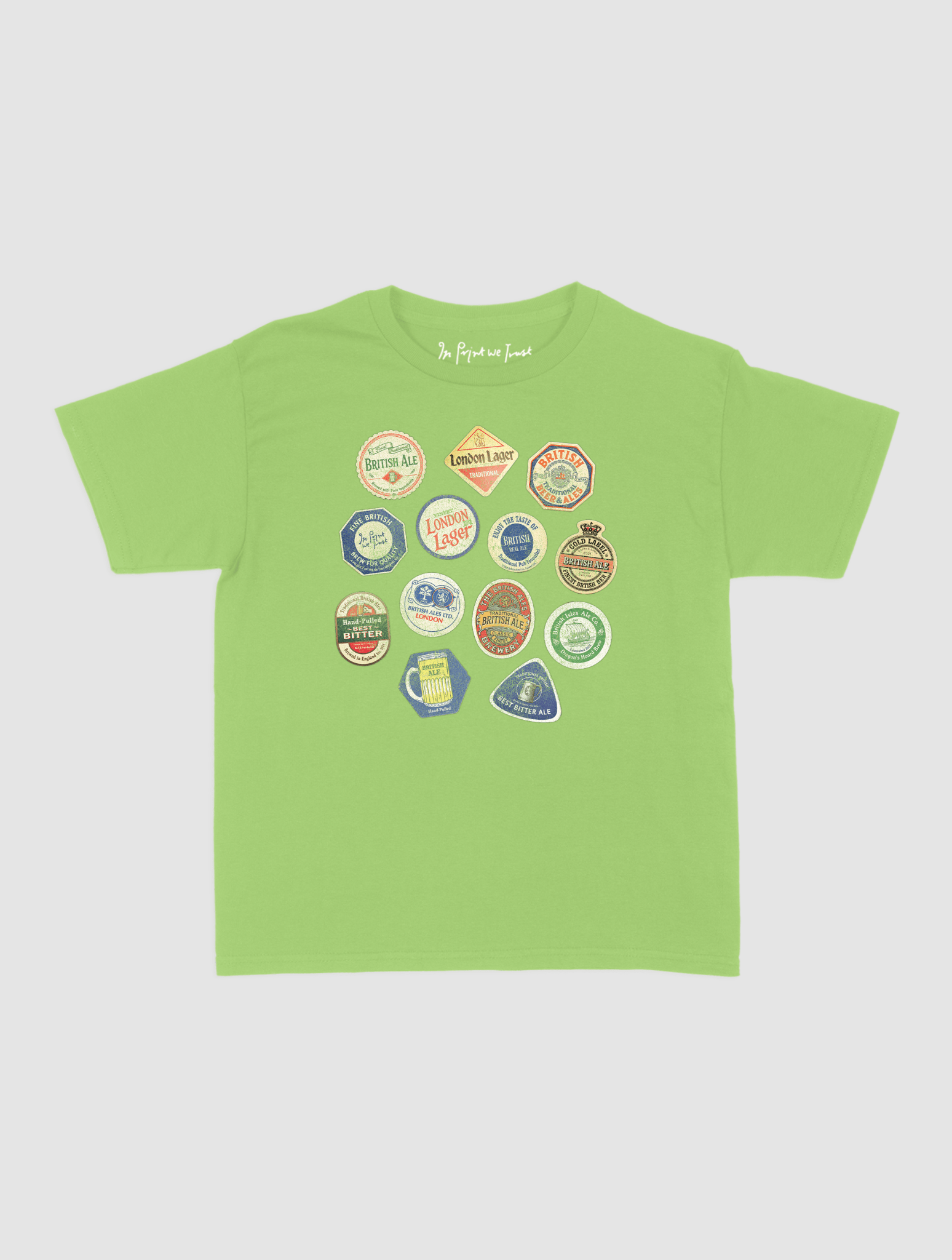 british booze baby tee - In Print We Trust