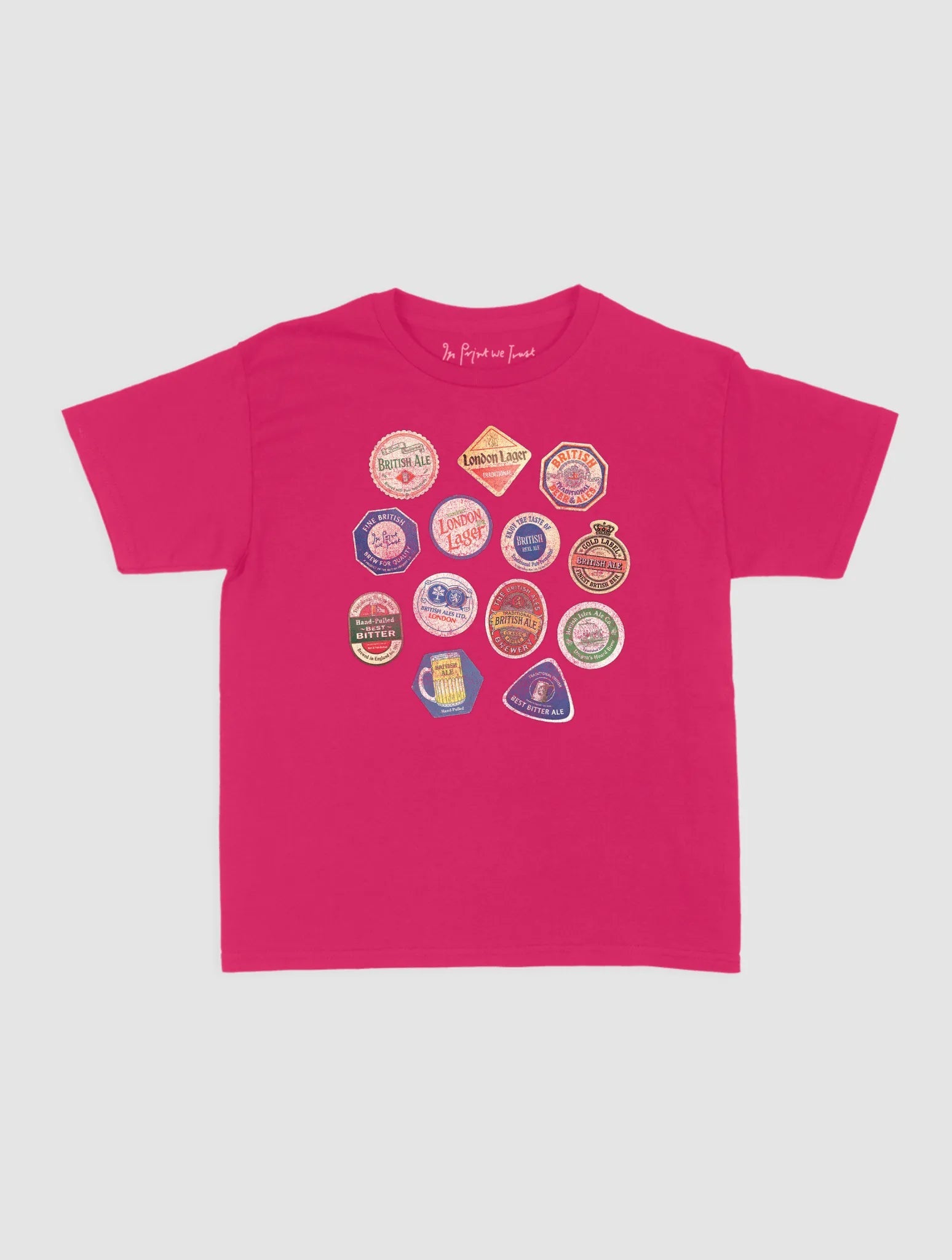 british booze baby tee - In Print We Trust
