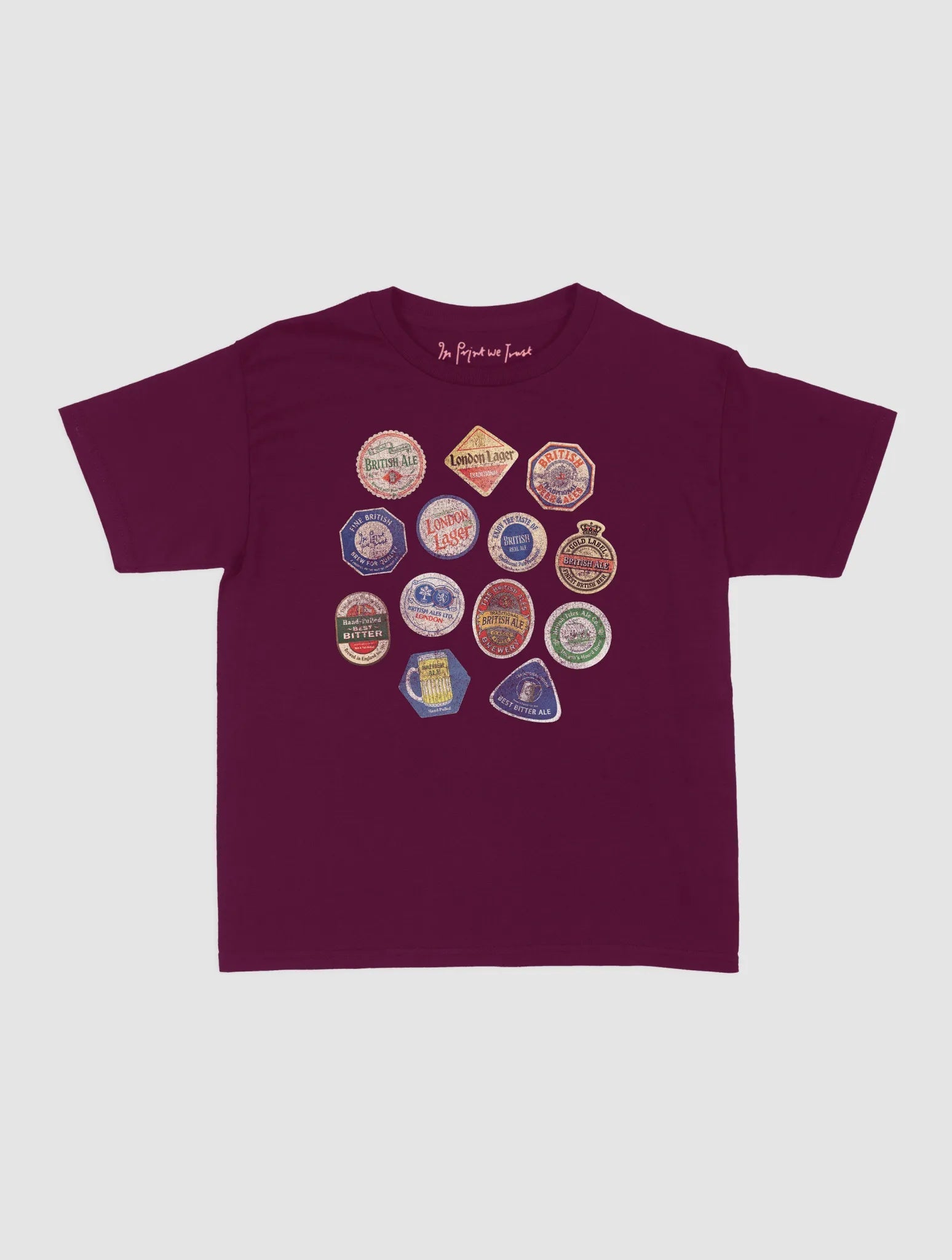 british booze baby tee - In Print We Trust