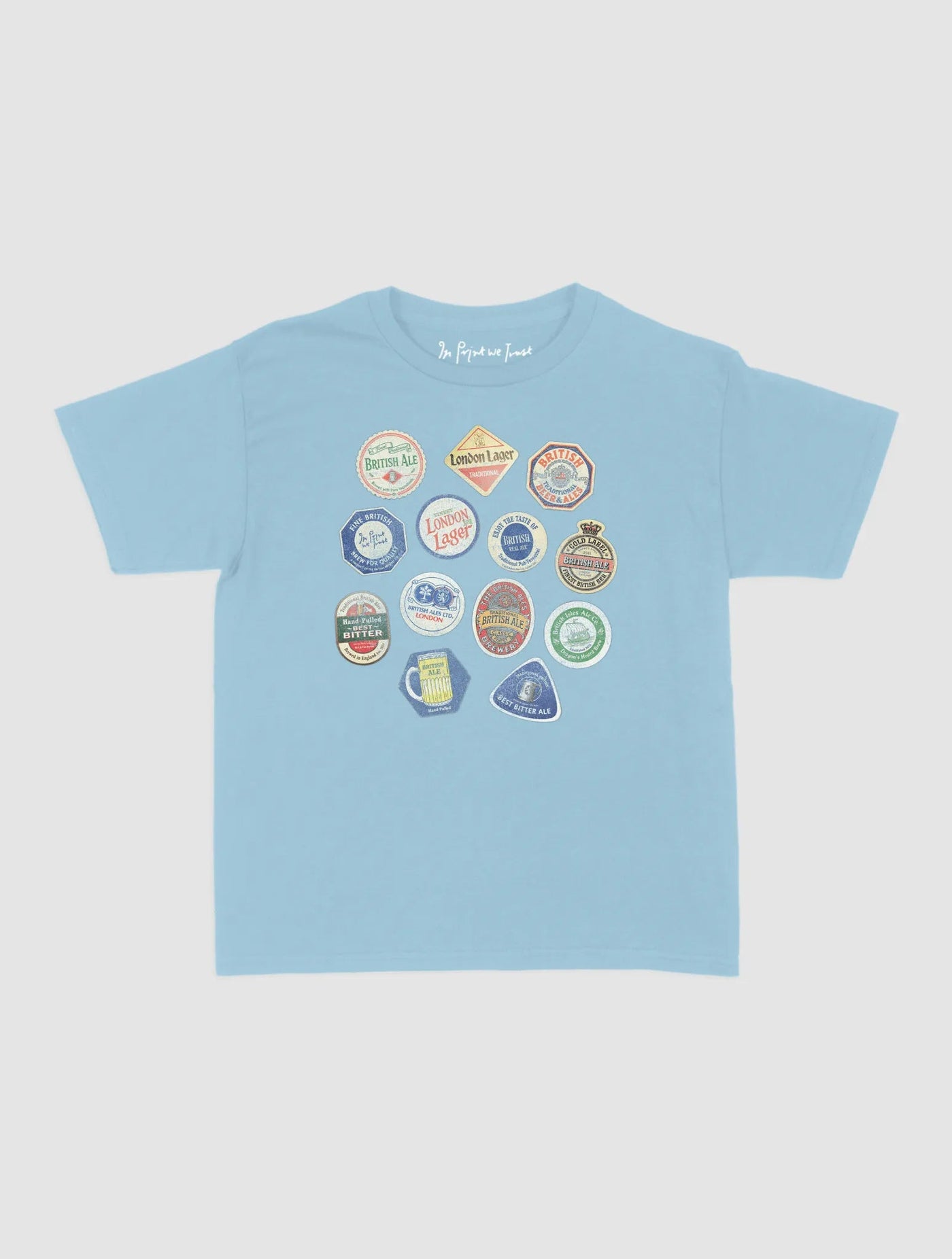 british booze baby tee - In Print We Trust