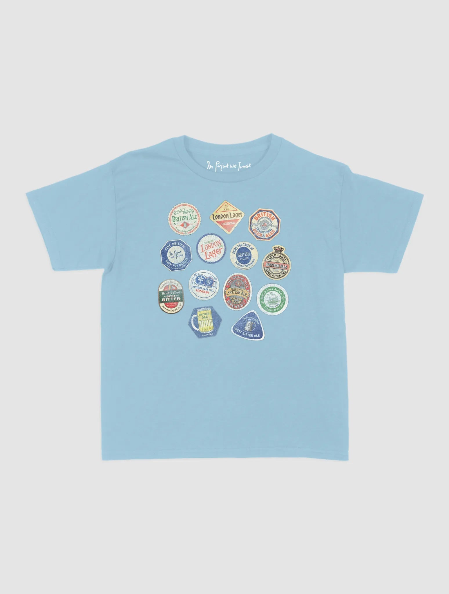 british booze baby tee - In Print We Trust