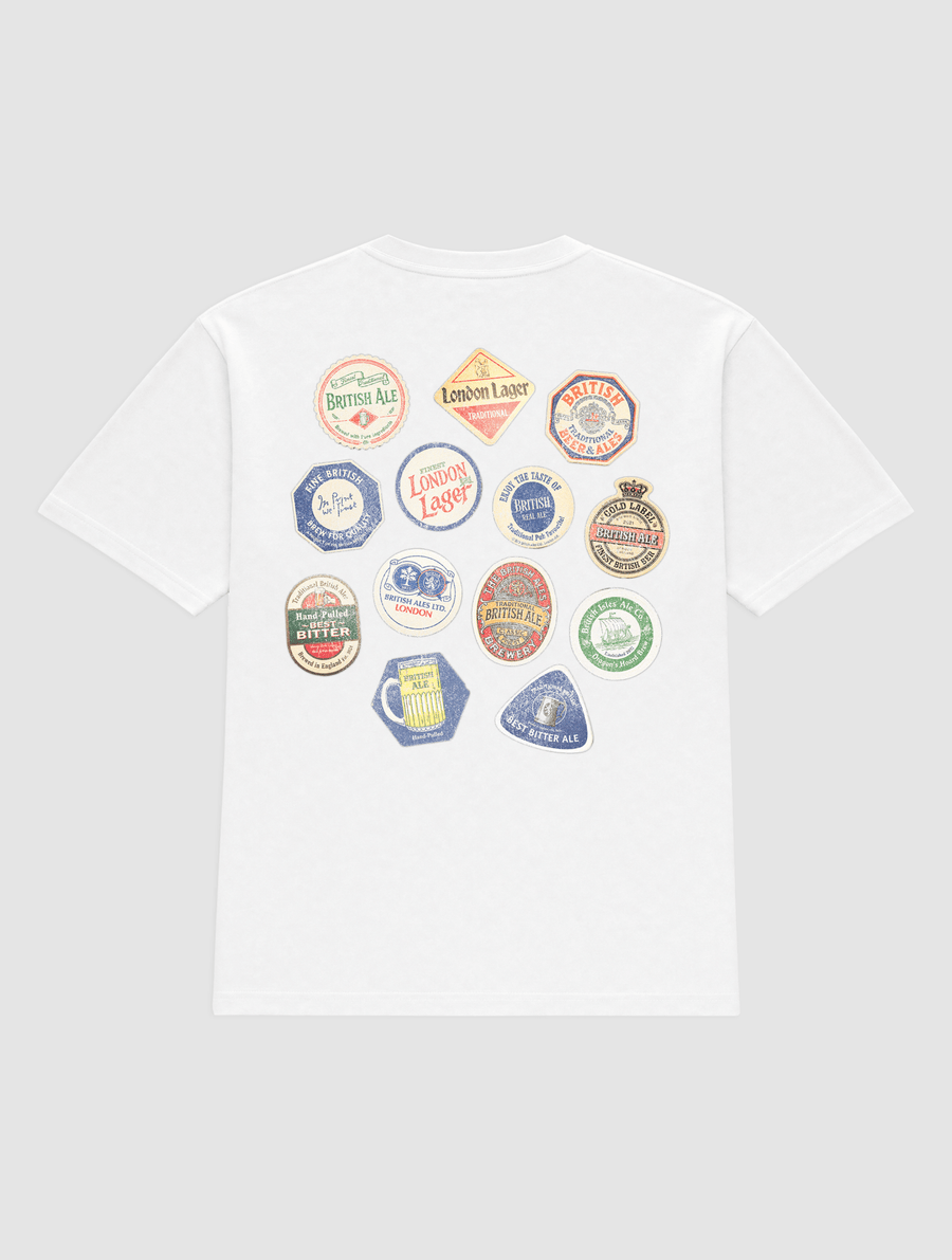 british booze heavyweight tee - In Print We Trust