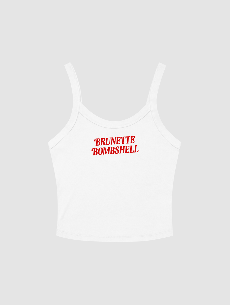 brunette bombshell tank top - In Print We Trust