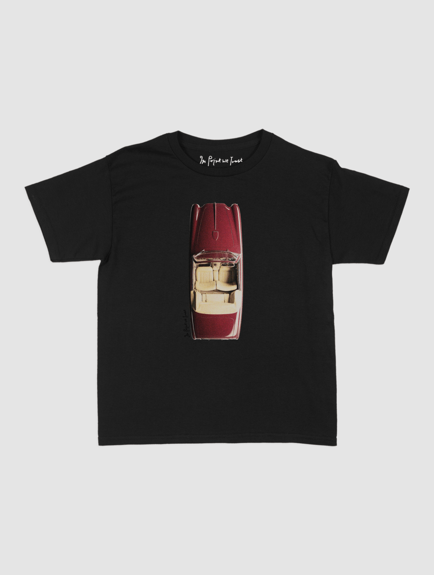 buckle up baby tee - In Print We Trust