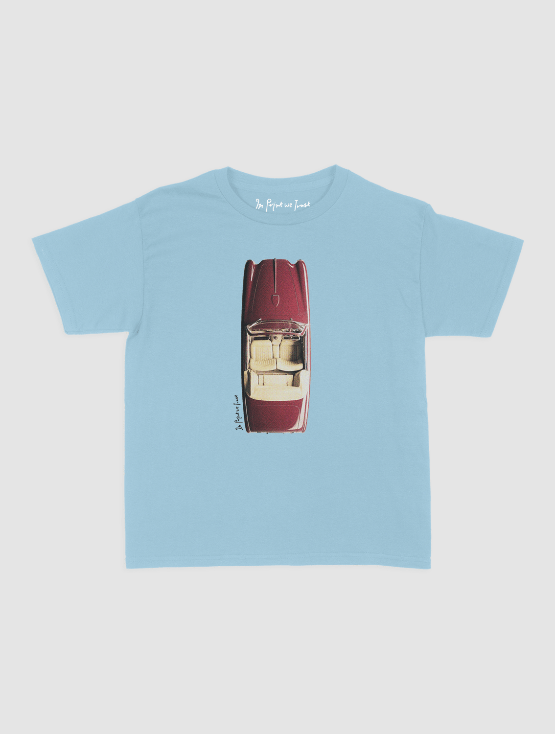 buckle up baby tee - In Print We Trust