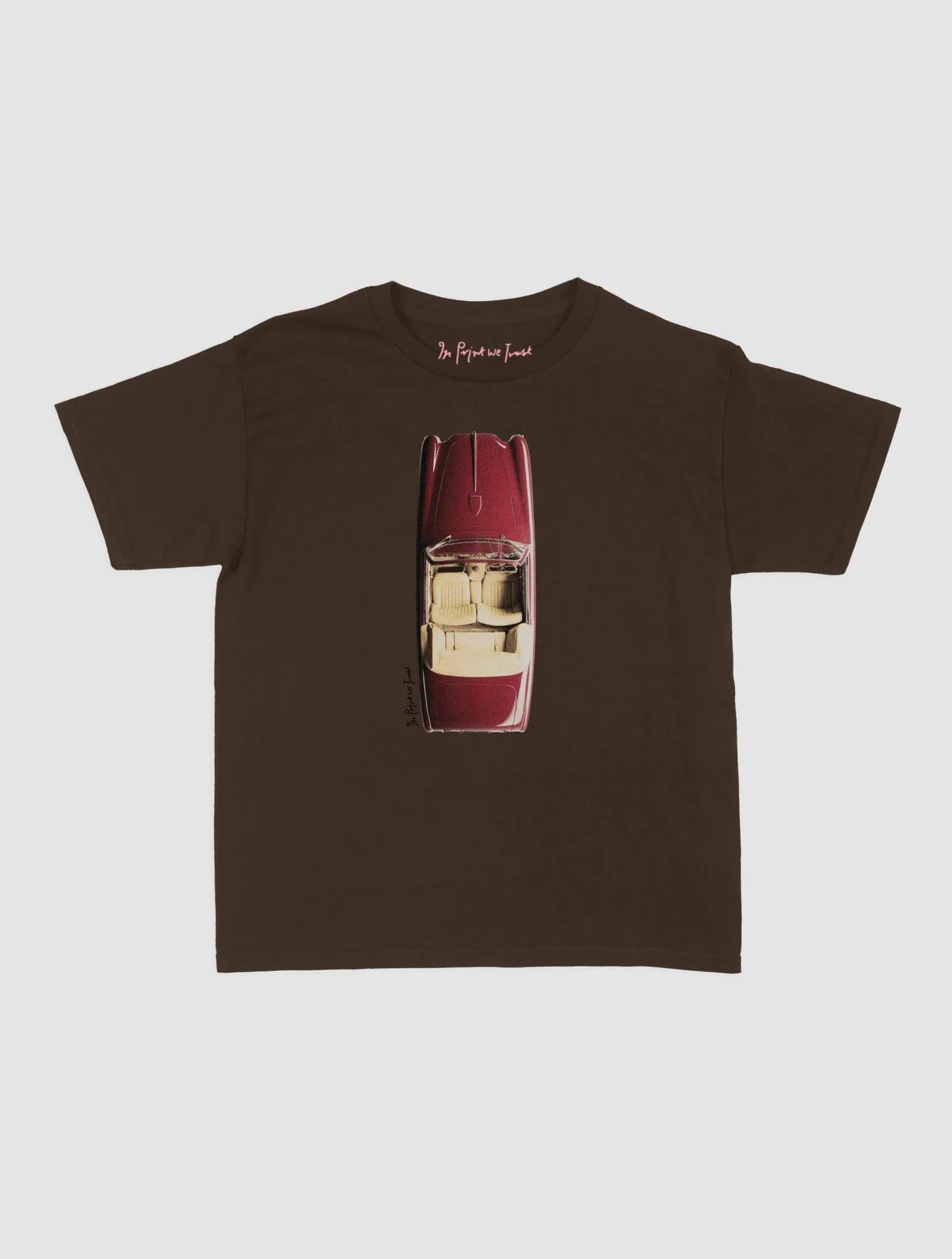 buckle up baby tee - In Print We Trust