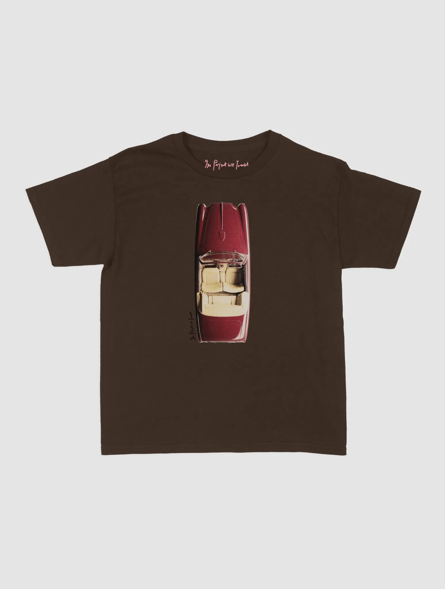 buckle up baby tee - In Print We Trust