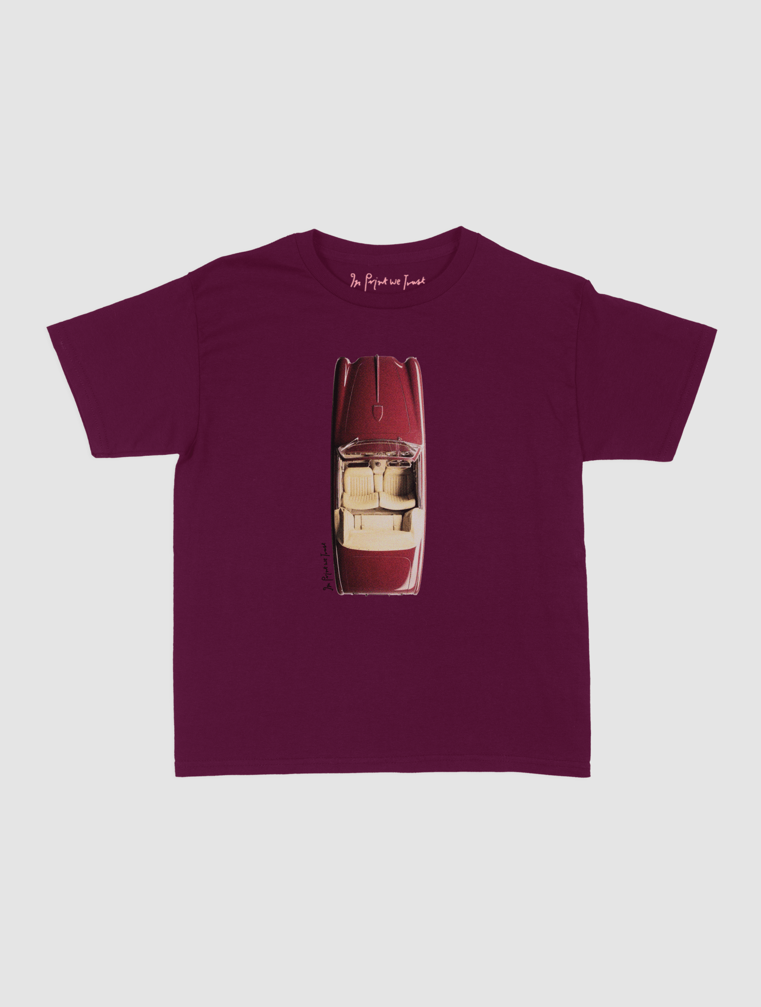 buckle up baby tee - In Print We Trust